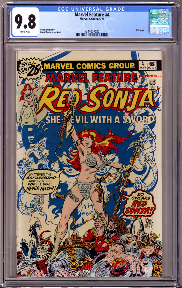 Marvel Feature Vol 2 4 CGC 9.8 (NM/M) (1976)
