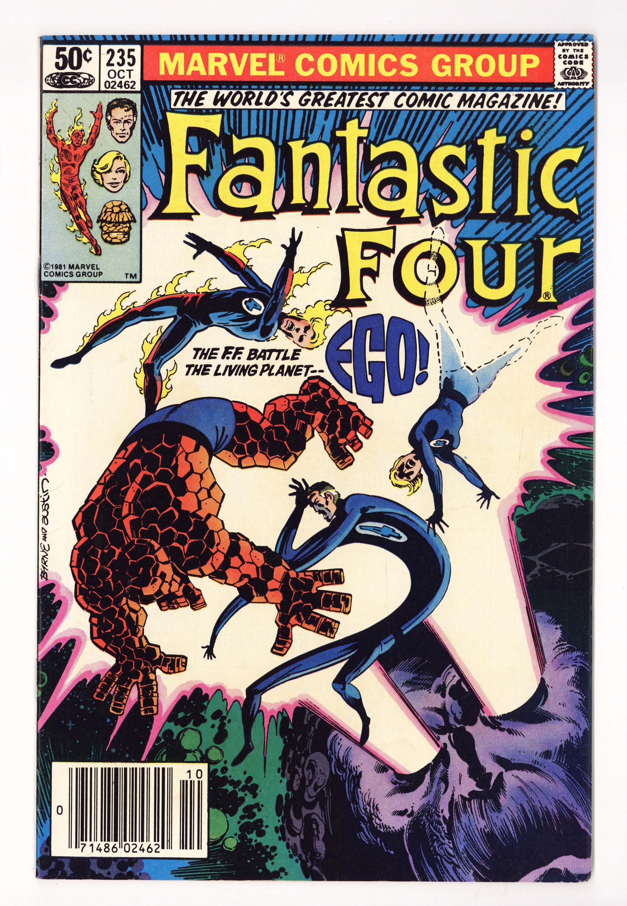 Fantastic Four Vol 1 235 Mid Grade (1981) Newsstand 