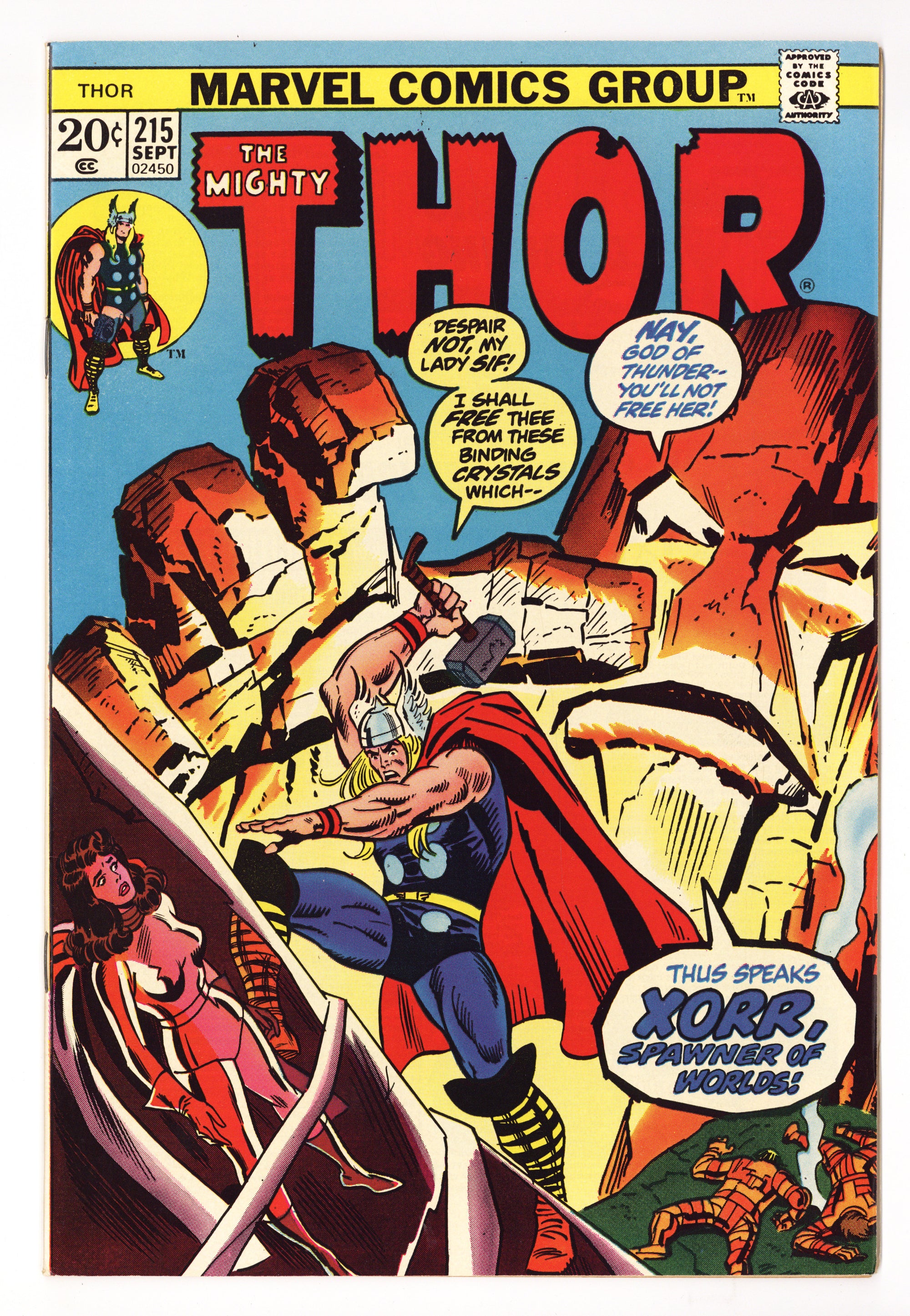 Thor Vol 1 215  VF/NM (9.0)   (1973)        