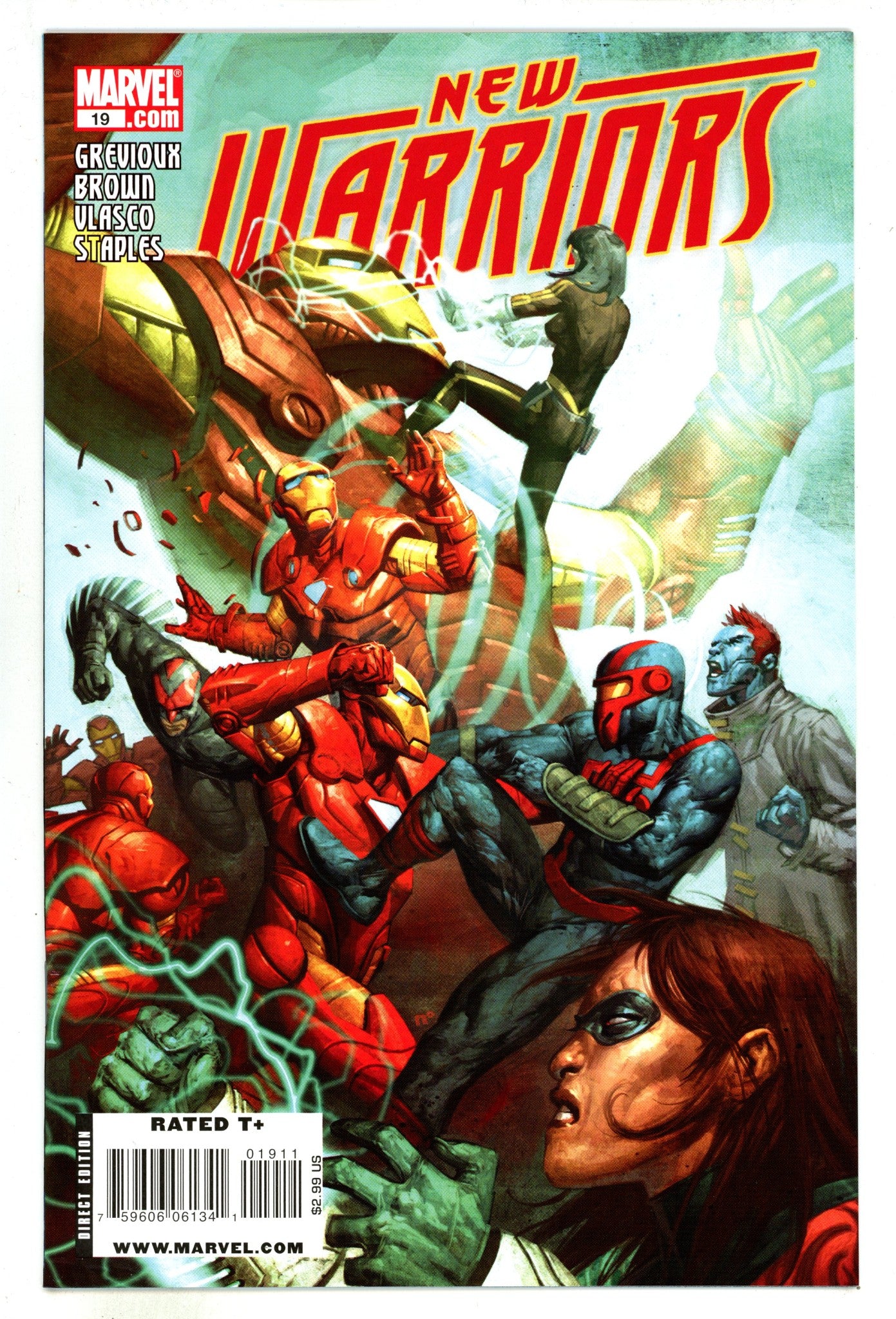 New Warriors Vol 4 19 High Grade (2009) 