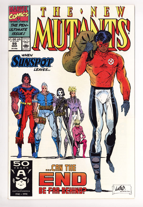 The New Mutants Vol 1 99 High Grade (1991)