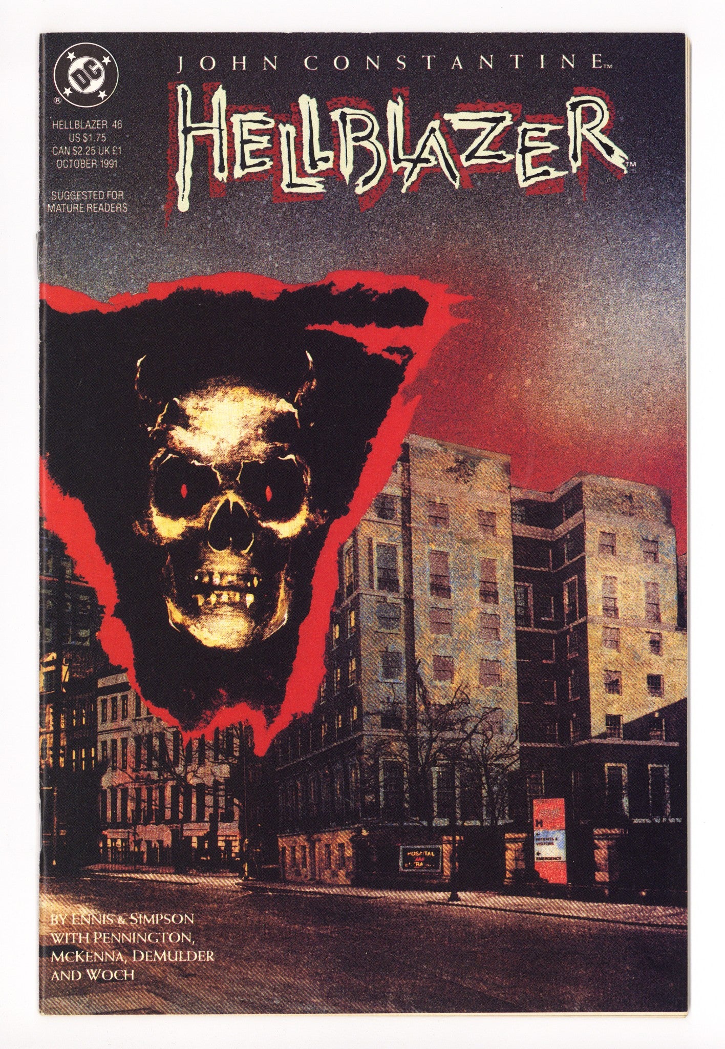 Hellblazer Vol 1 46 High Grade (1991) 