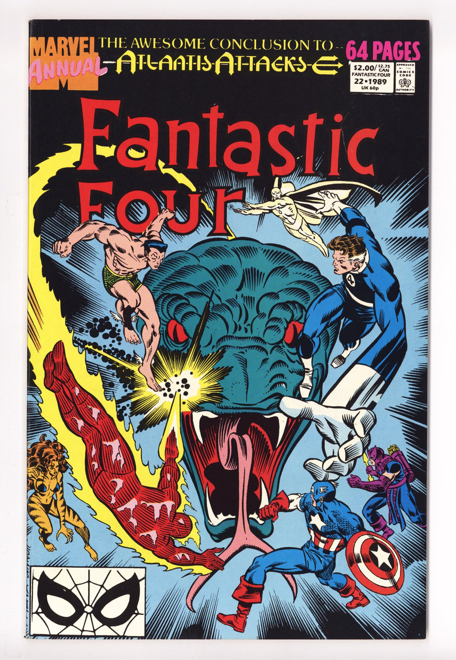 Fantastic Four Annual Vol 1 22 High Grade (1989) 