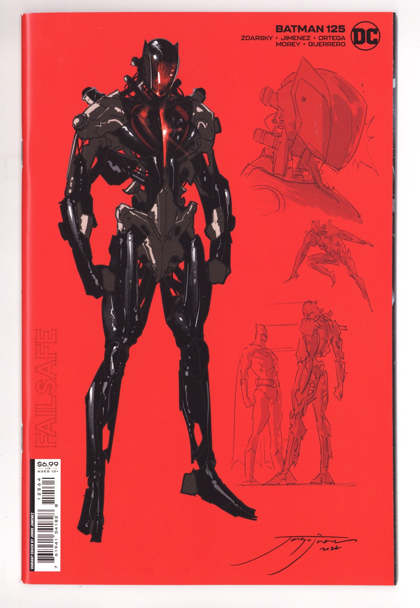 Batman Vol 3 125  NM (9.4)   (2022) Jimenez     Incentive Variant  