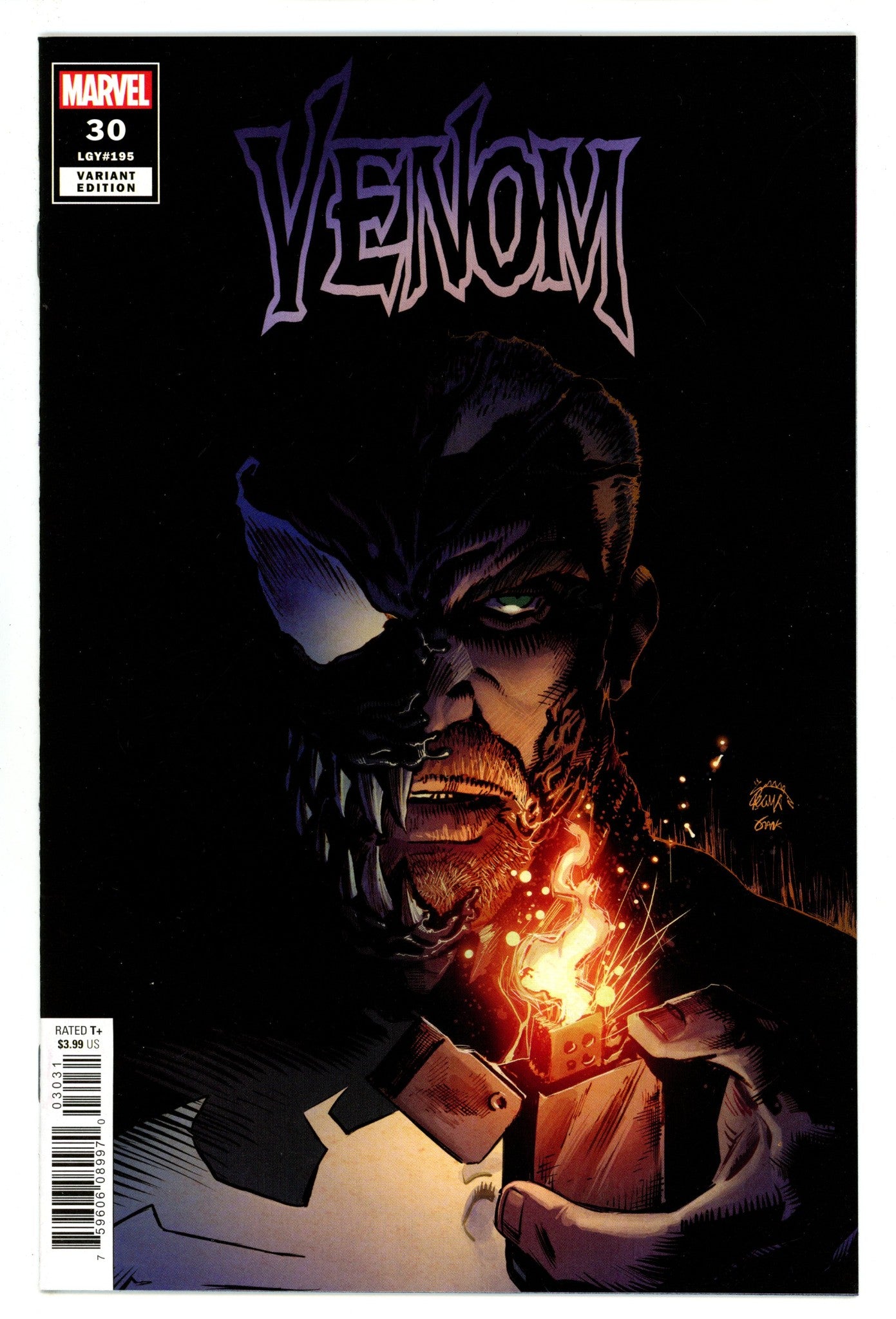 Venom Vol 4 30 (195)  High Grade   (2021) Stegman     Variant  
