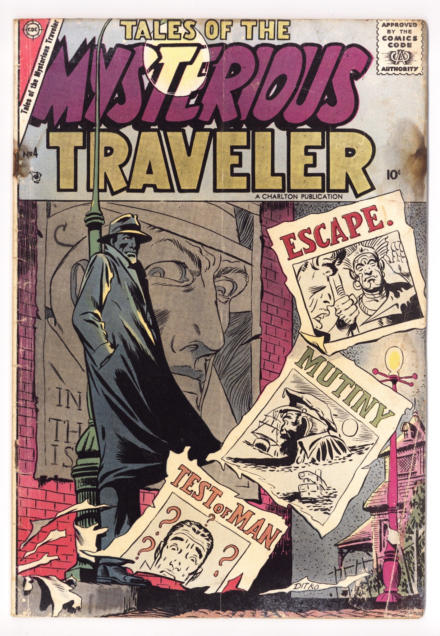 Tales of the Mysterious Traveler 4 GD+ (2.5) (1957) 