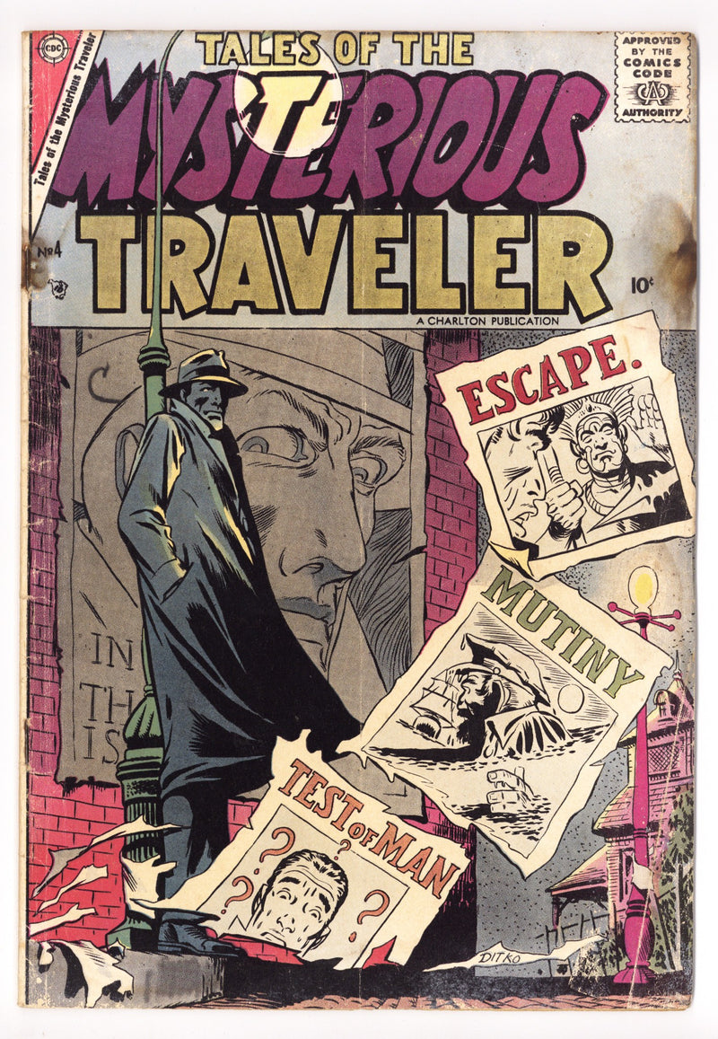 Tales of the Mysterious Traveler 4 GD+ (2.5) (1957) 