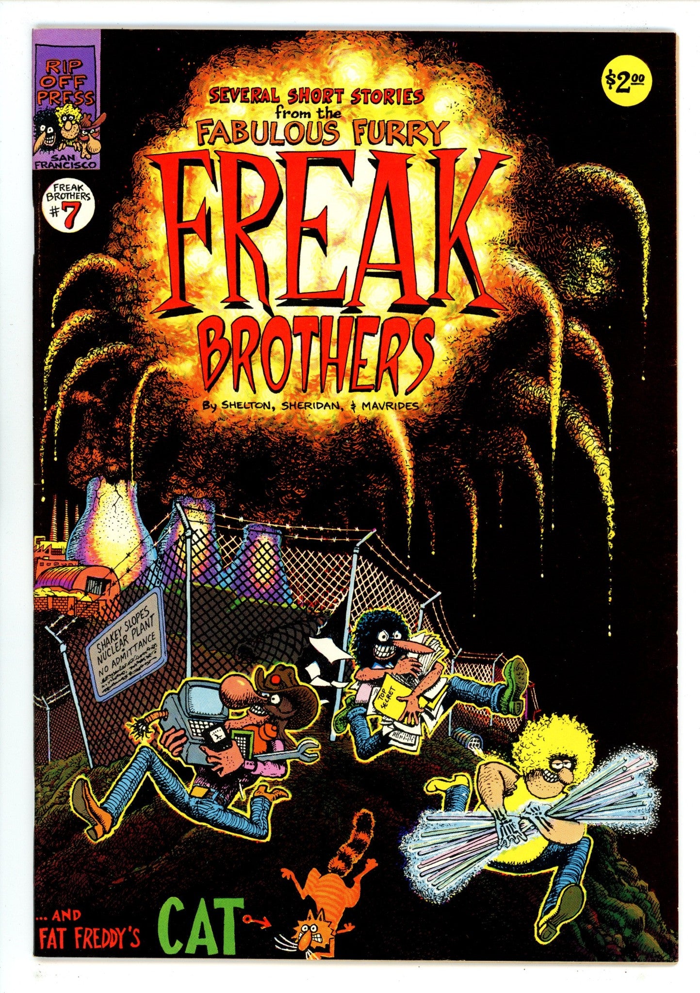 The Fabulous Furry Freak Brothers 7 VF+ (8.5) (1982) 