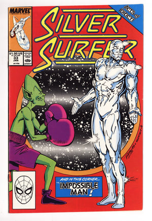 Silver Surfer Vol 3 33 Mid Grade (1990)
