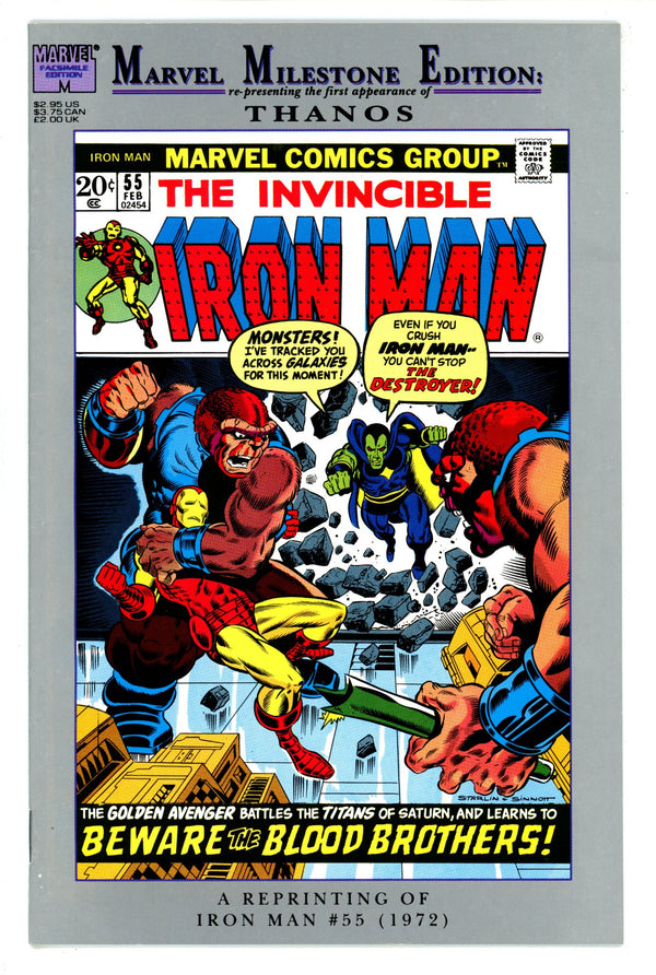 Marvel Milestone Edition: Iron Man #55 [nn] VF (8.0) (1992)