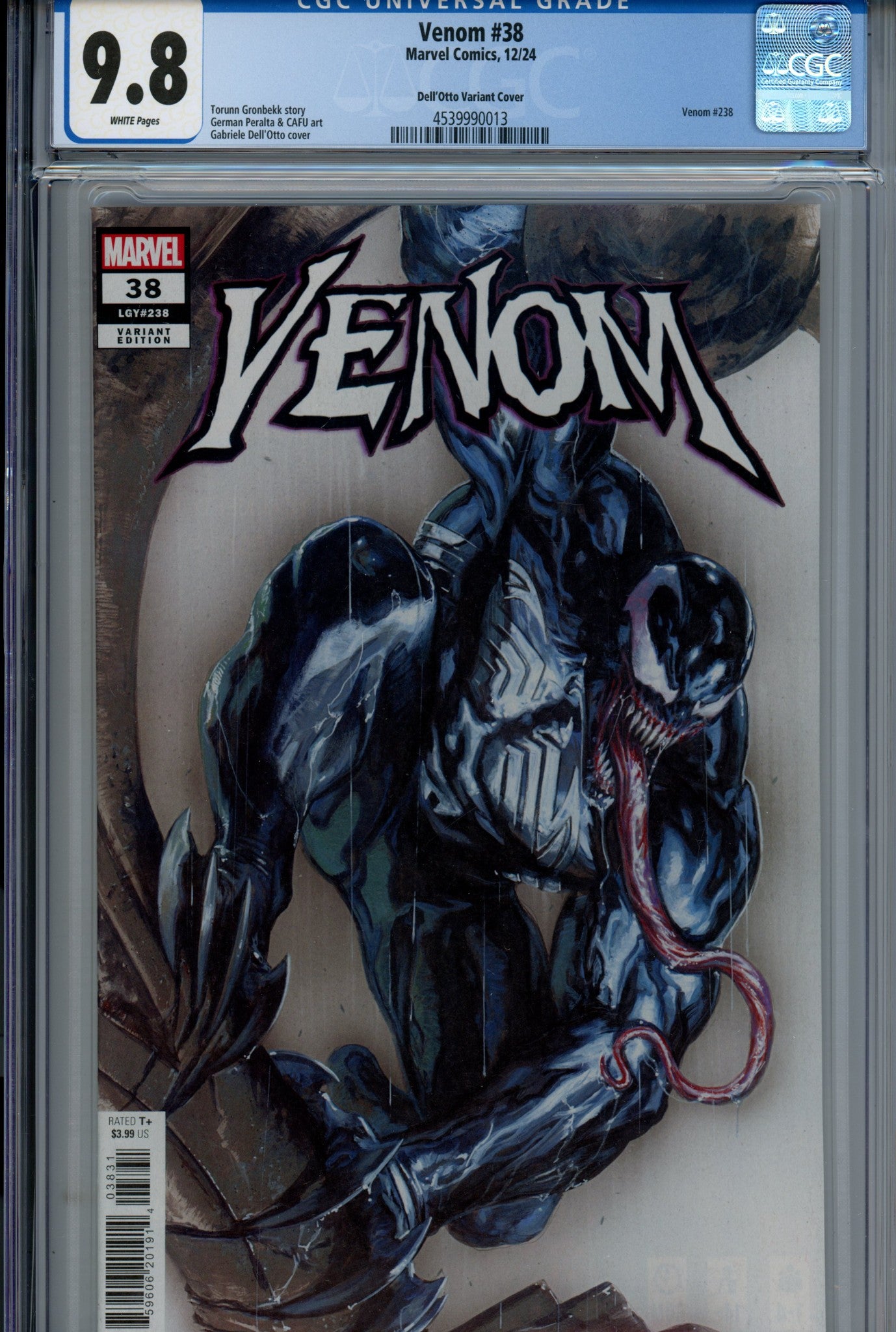 Venom Vol 5 38 CGC 9.8 (NM/M) (2024) Dell'Otto Variant 
