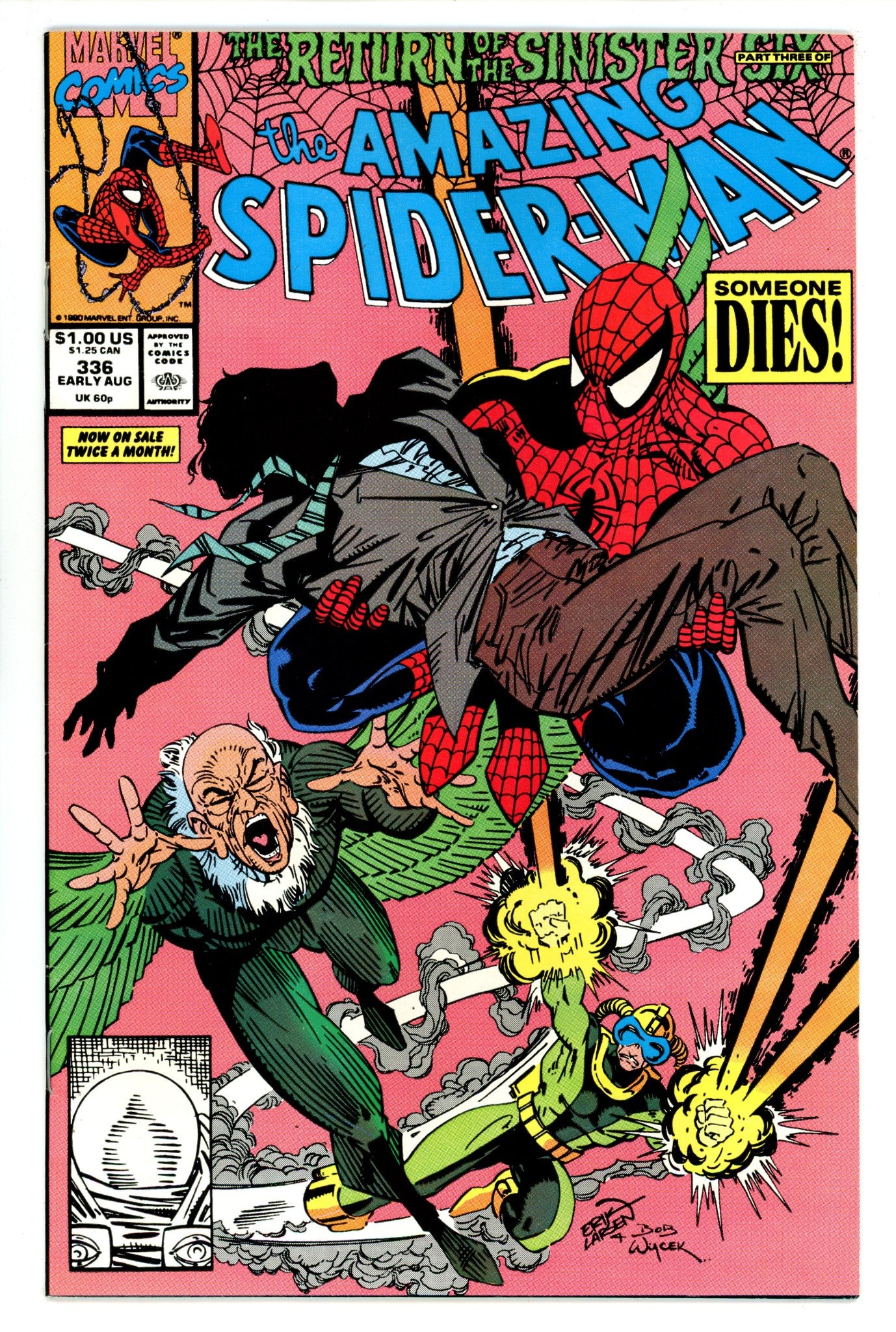 The Amazing Spider-Man Vol 1 336 VF- (7.5) (1990) 