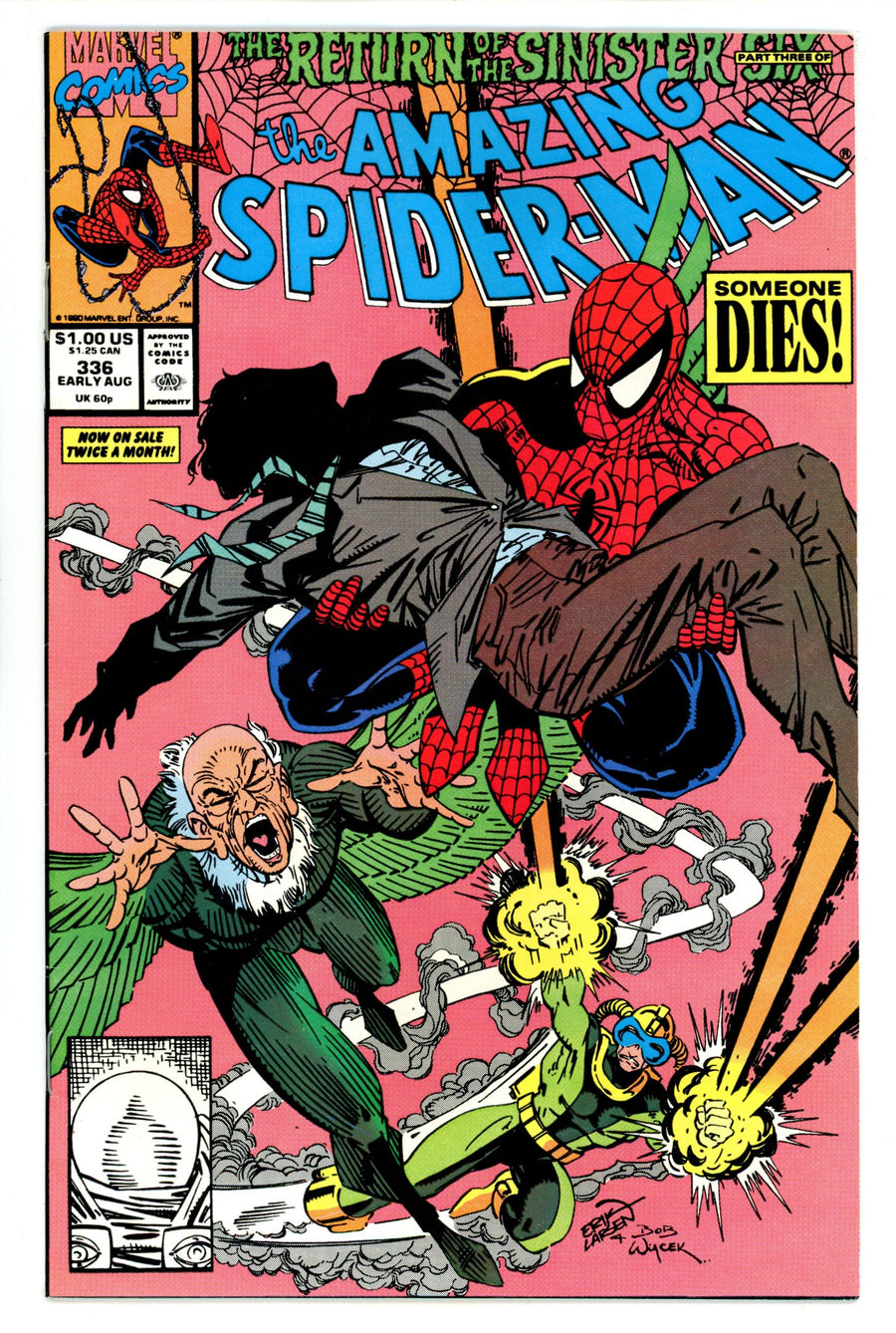 The Amazing Spider-Man Vol 1 336 VF- (7.5) (1990) 