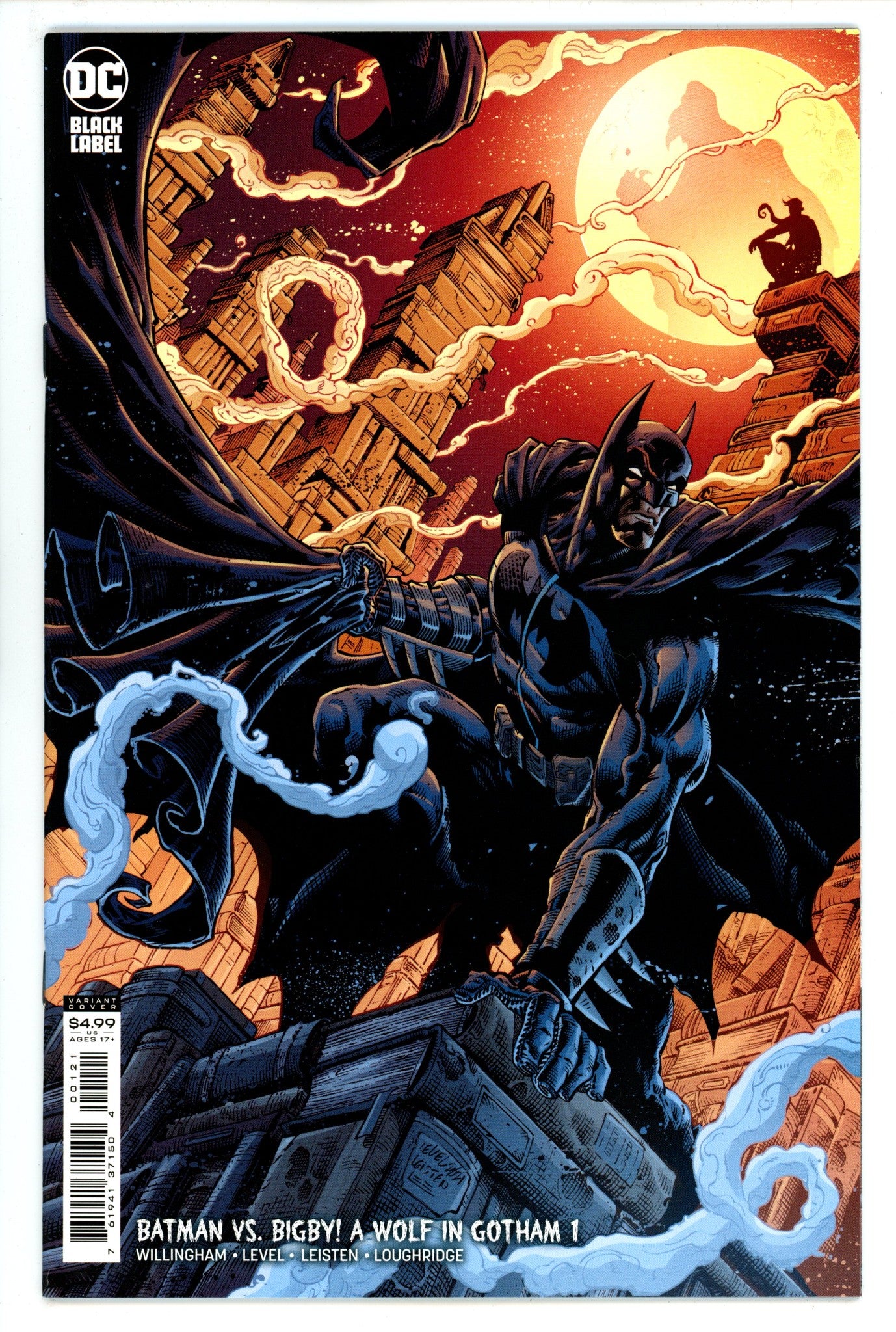 Batman vs. Bigby! A Wolf in Gotham 1 High Grade (2021) Level Variant 