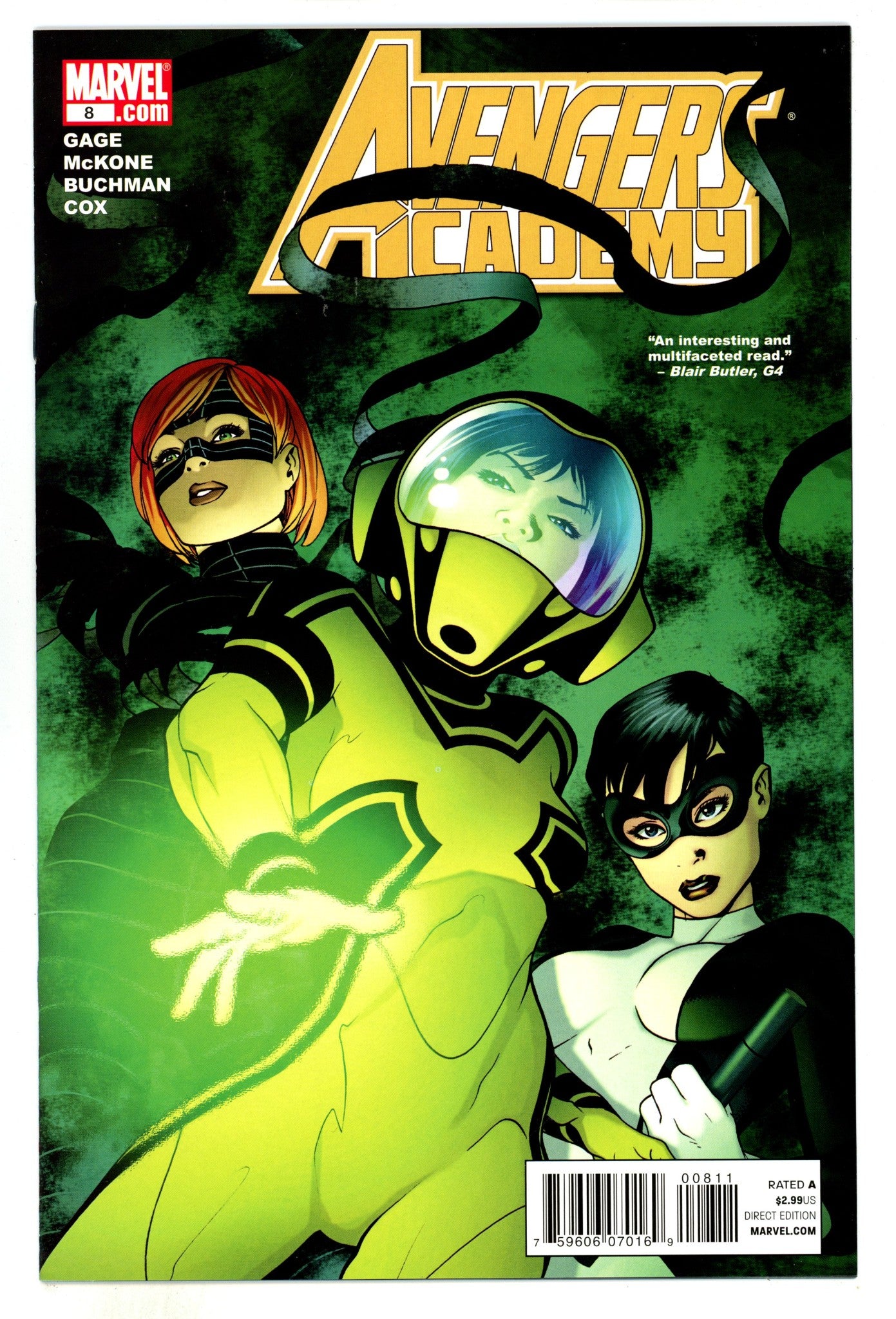 Avengers Academy  8  High Grade  (2011)  