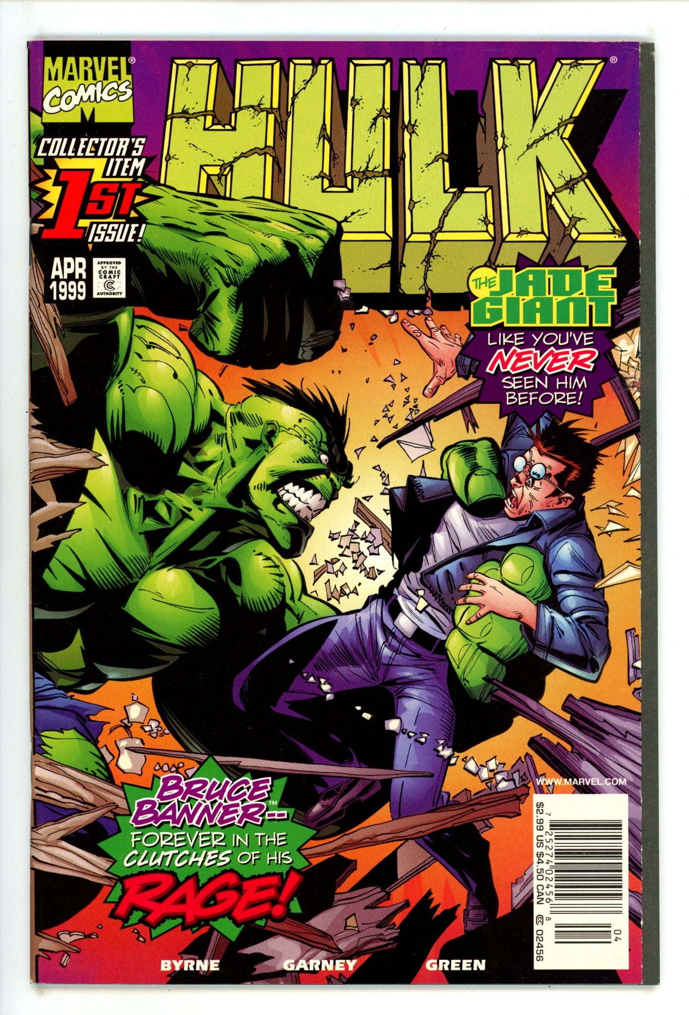 Hulk Vol 2 1 High Grade (1999) Newsstand 