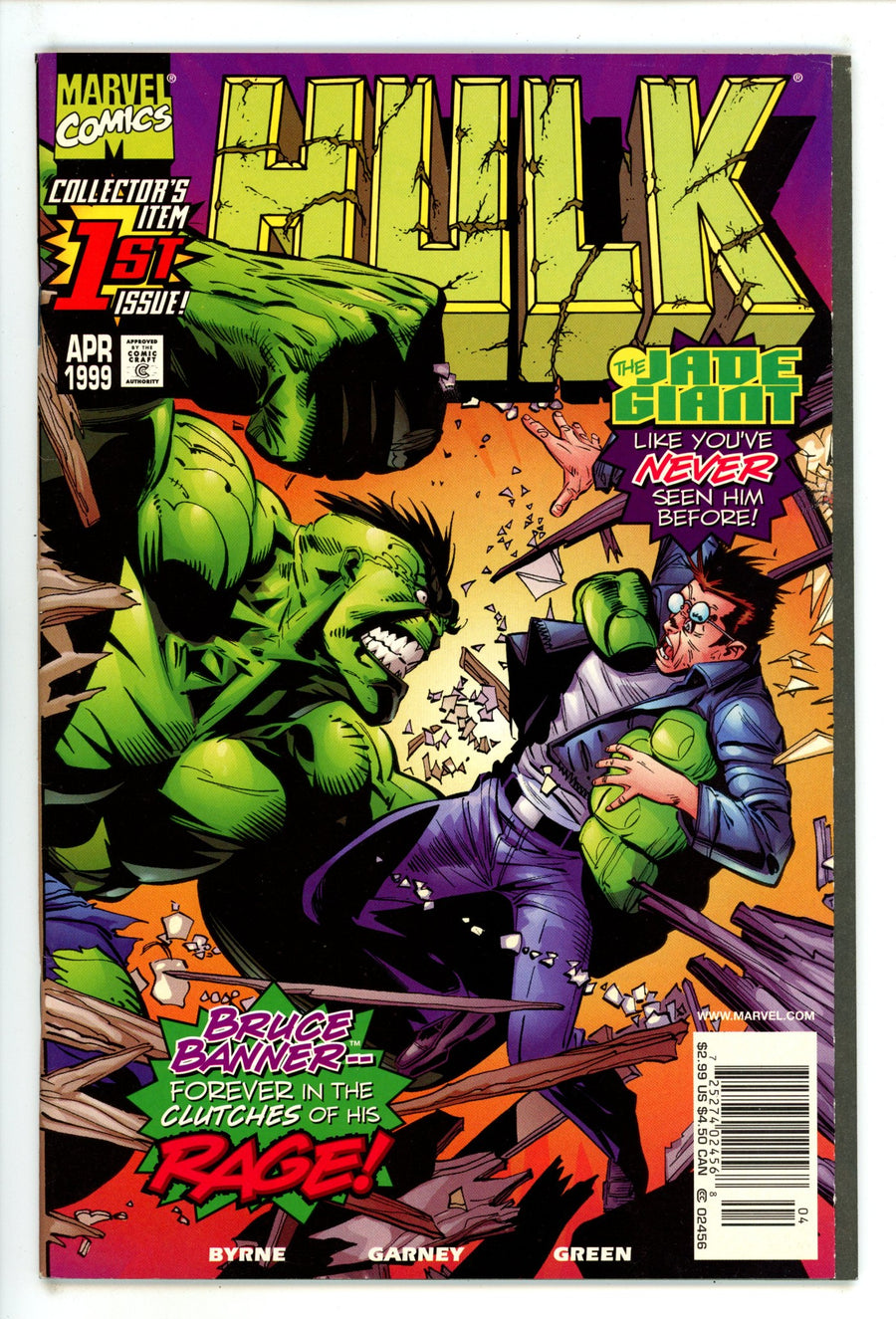 Hulk Vol 2 1 High Grade (1999) Newsstand 