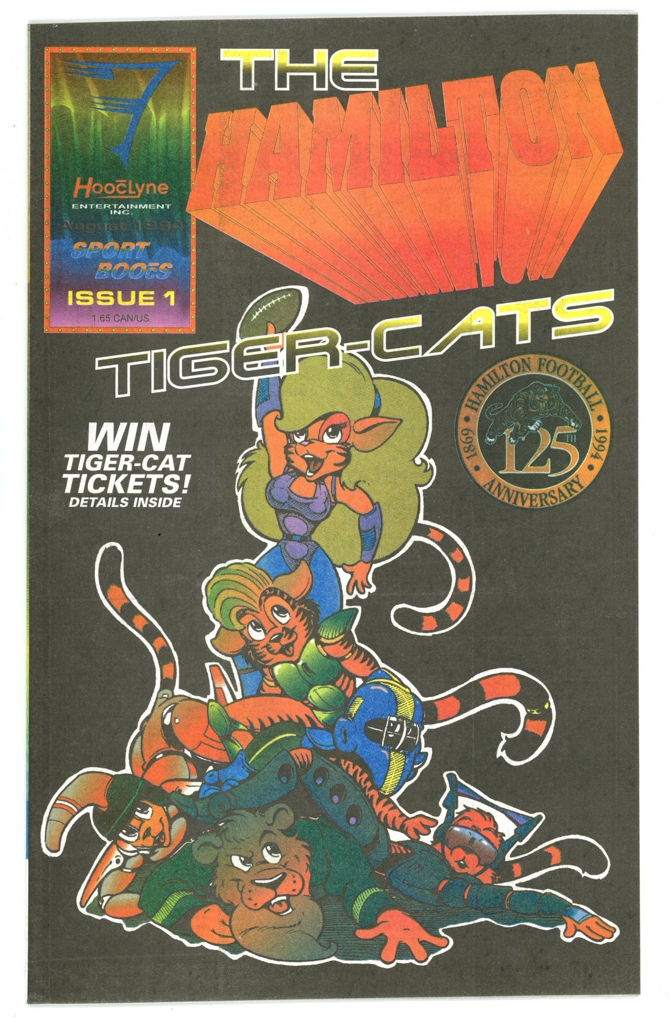 The Hamilton Tiger-Cats 1 NM- (9.2) (1994) 