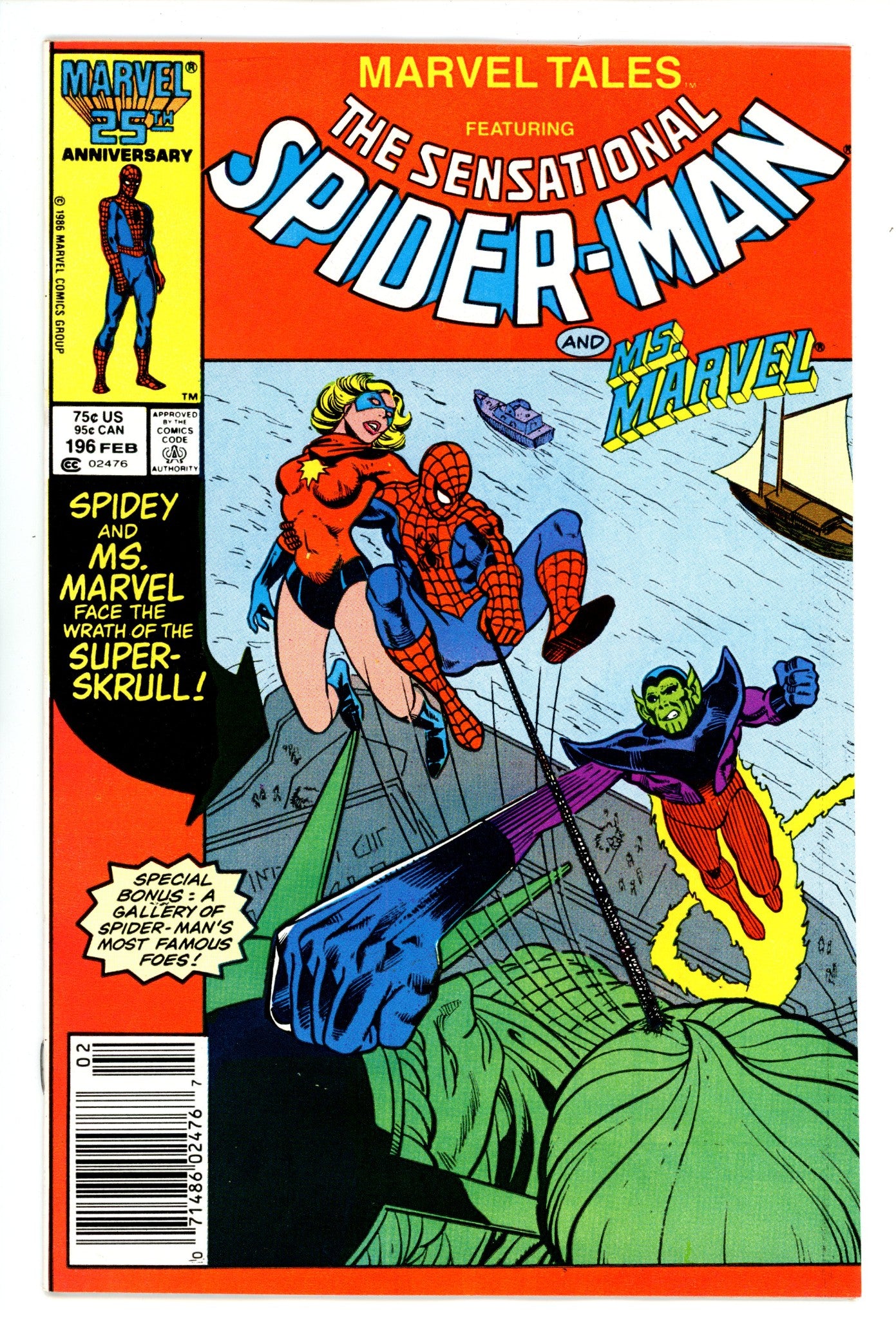 Marvel Tales Vol 2 196 NM- (9.2) (1987) Newsstand 