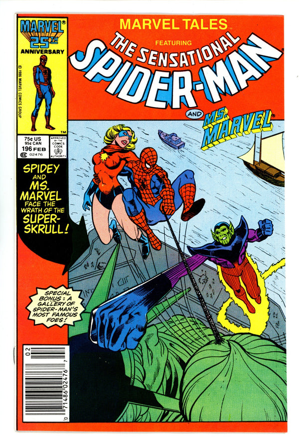 Marvel Tales Vol 2 196 NM- (9.2) (1987) Newsstand