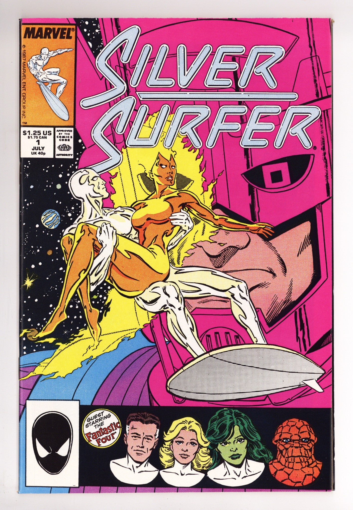 Silver Surfer Vol 3 1 VF/NM (9.0) (1987) 