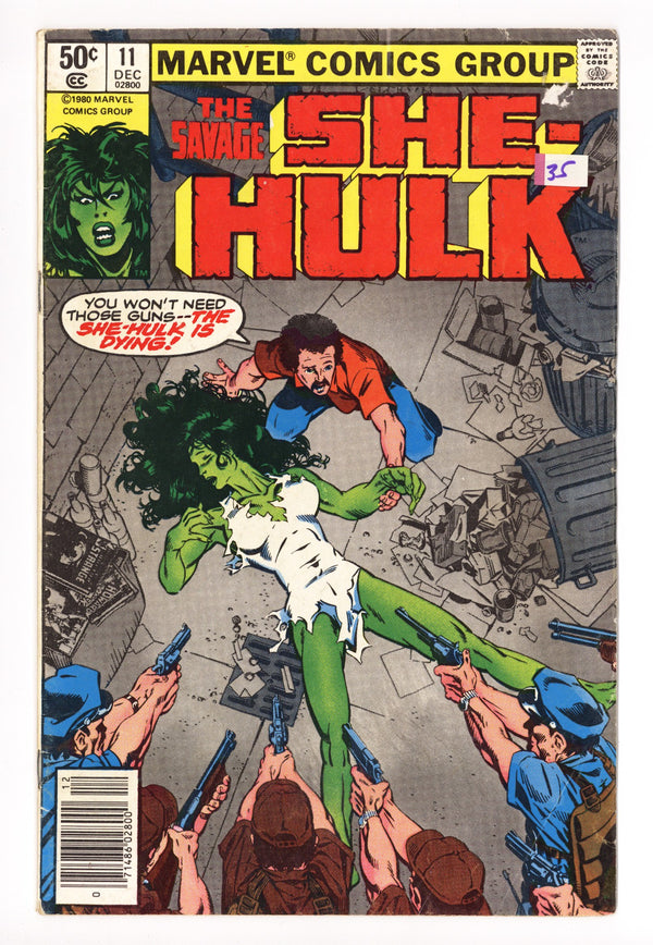The Savage She-Hulk 11 Very Low Grade (1980) Newsstand