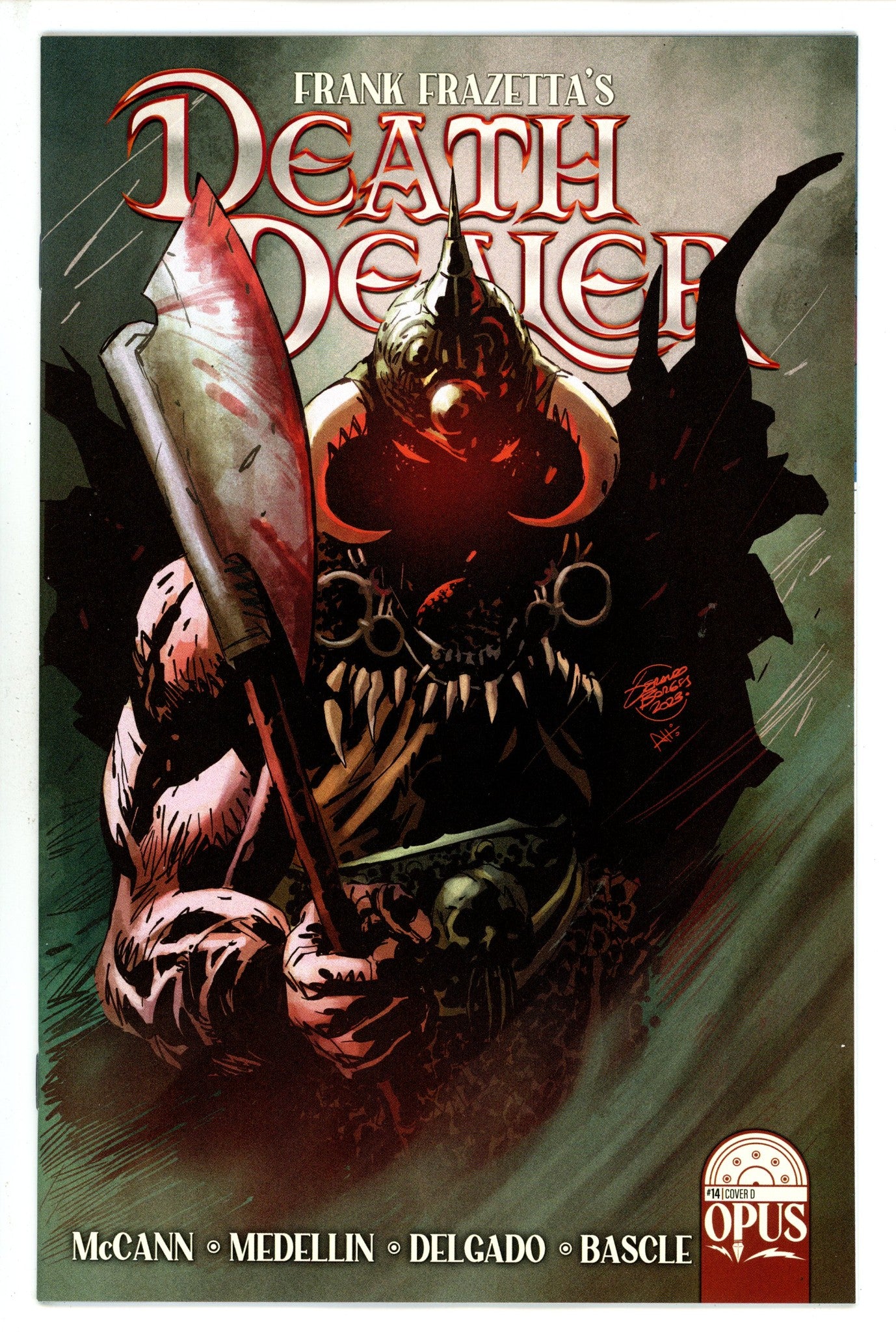 Frank Frazetta Death Dealer 14 Borges Incentive Variant NM (2023)