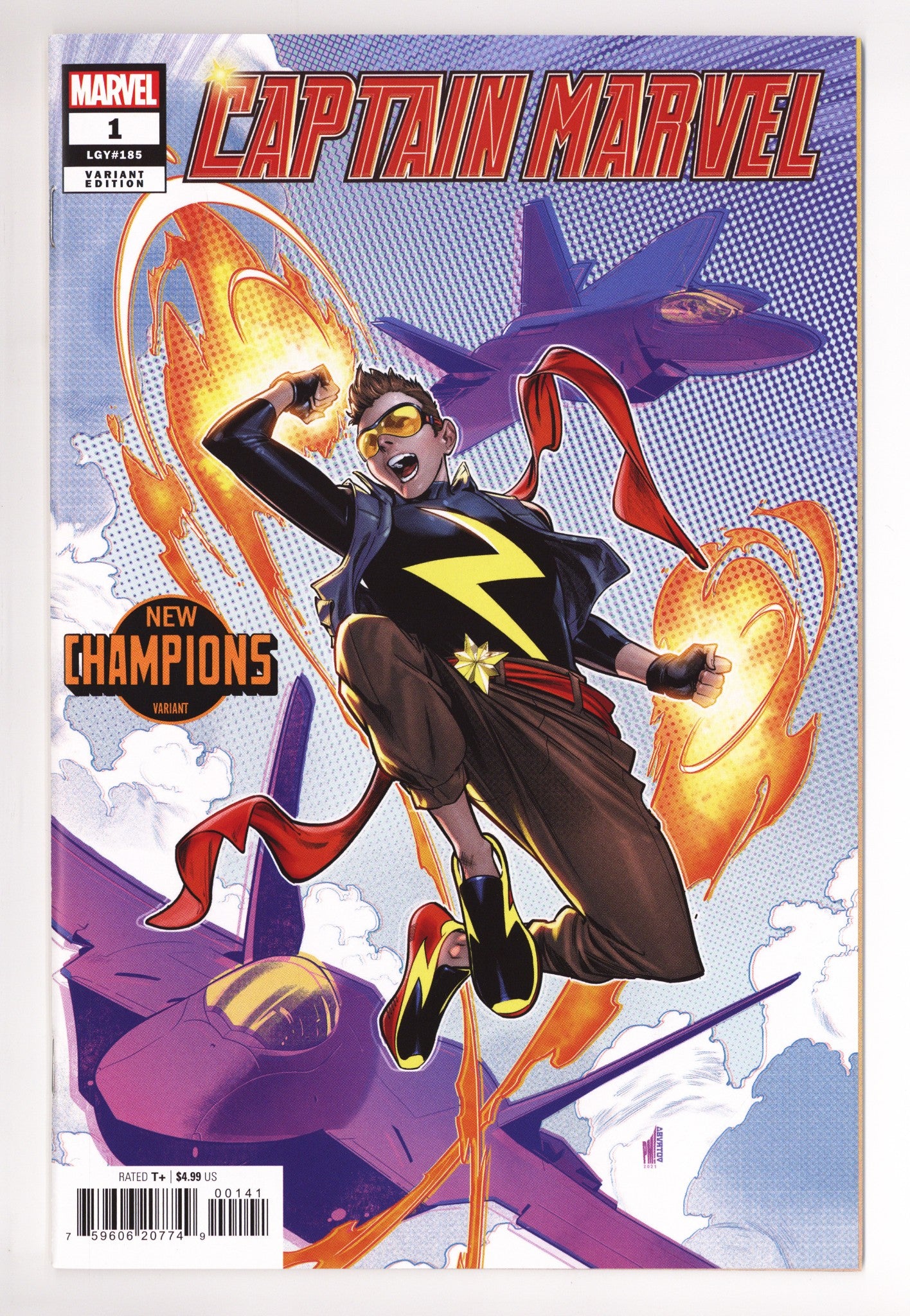 Captain Marvel Vol 12 1 (185) High Grade (2023) Medina New Champions Variant 
