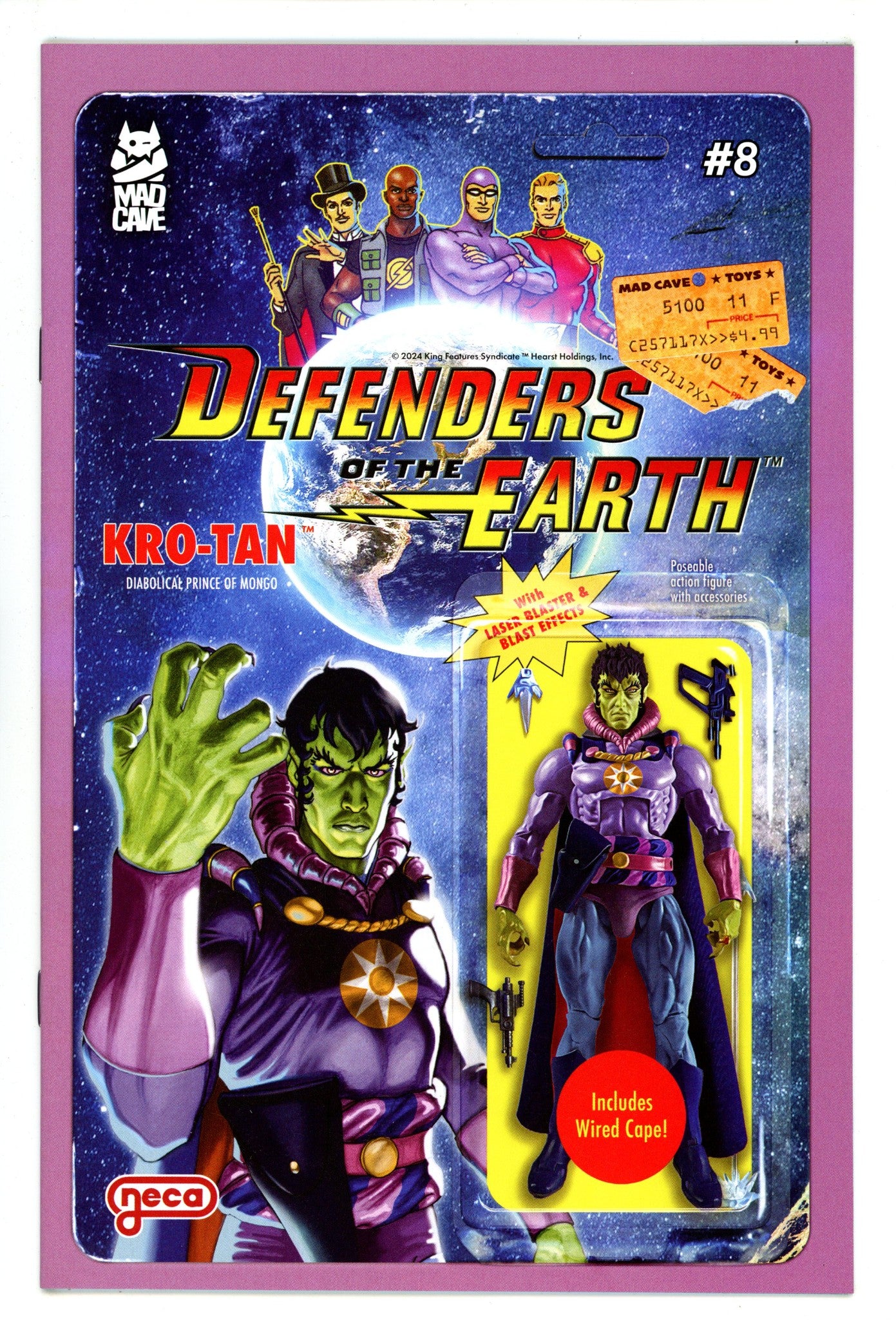 Defenders Of The Earth 8 Djokovic Action Figure Variant (2025)