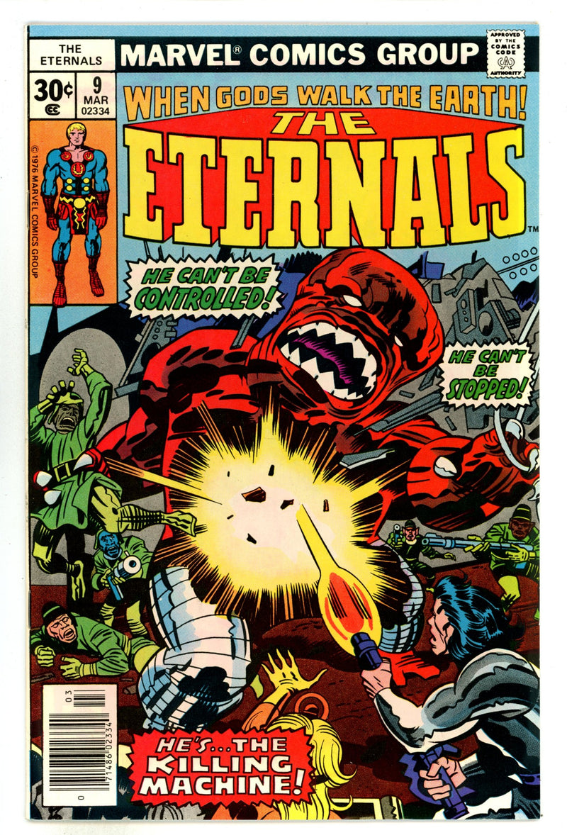 The Eternals Vol 1 9 VF (8.0) (1977) 