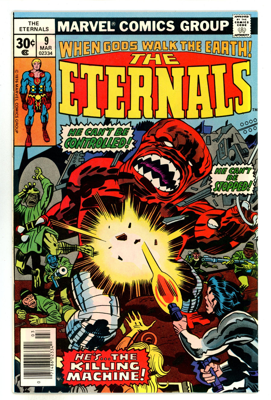 The Eternals Vol 1 9 VF (8.0) (1977) 