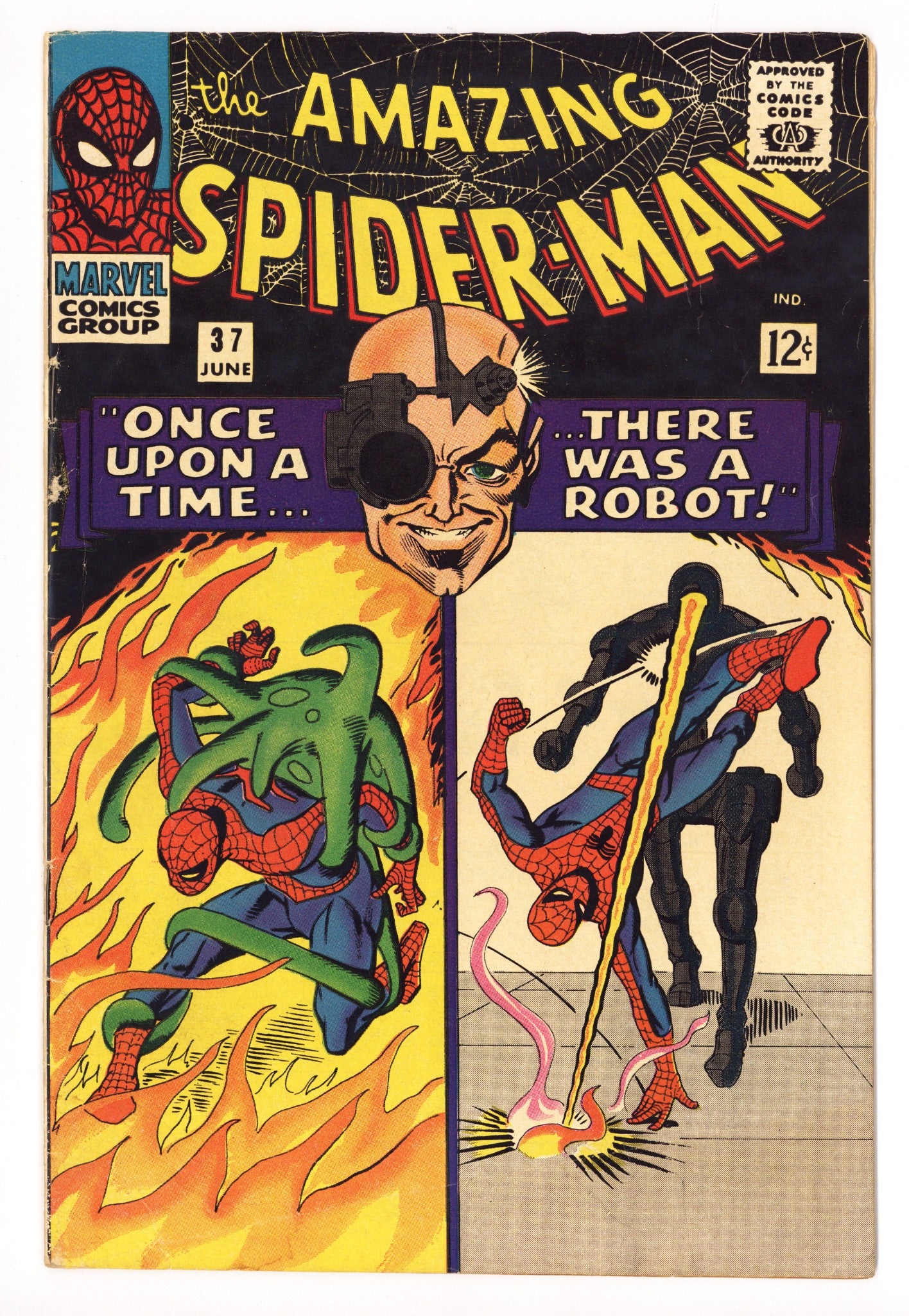 The Amazing Spider-Man Vol 1 37 VG+ (4.5) (1966) 