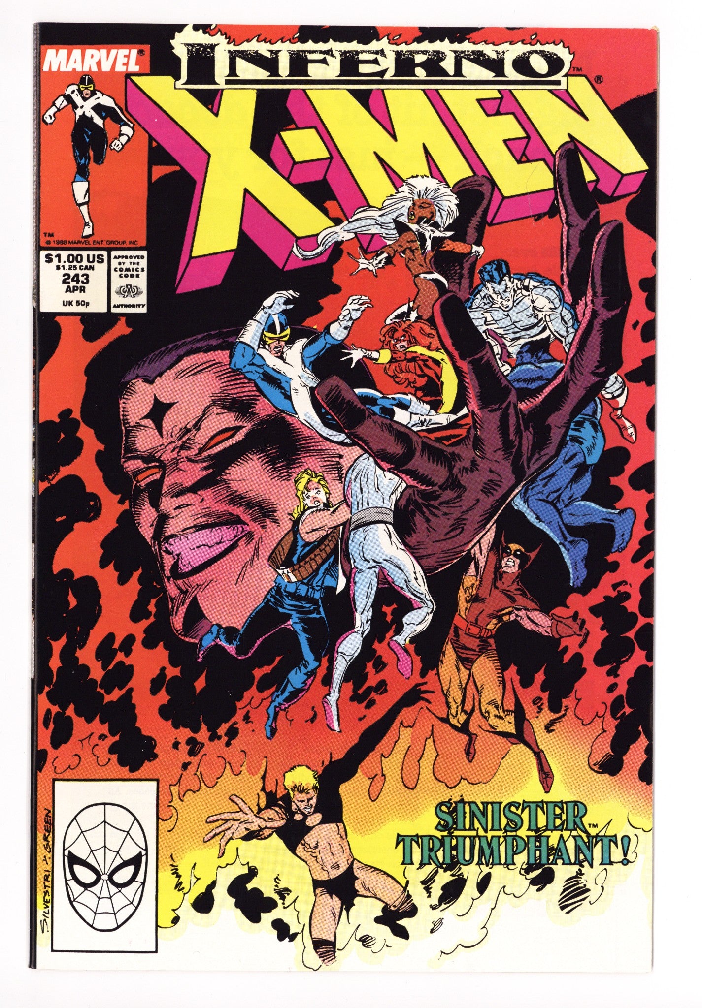 The Uncanny X-Men Vol 1 243 High Grade (1989) 