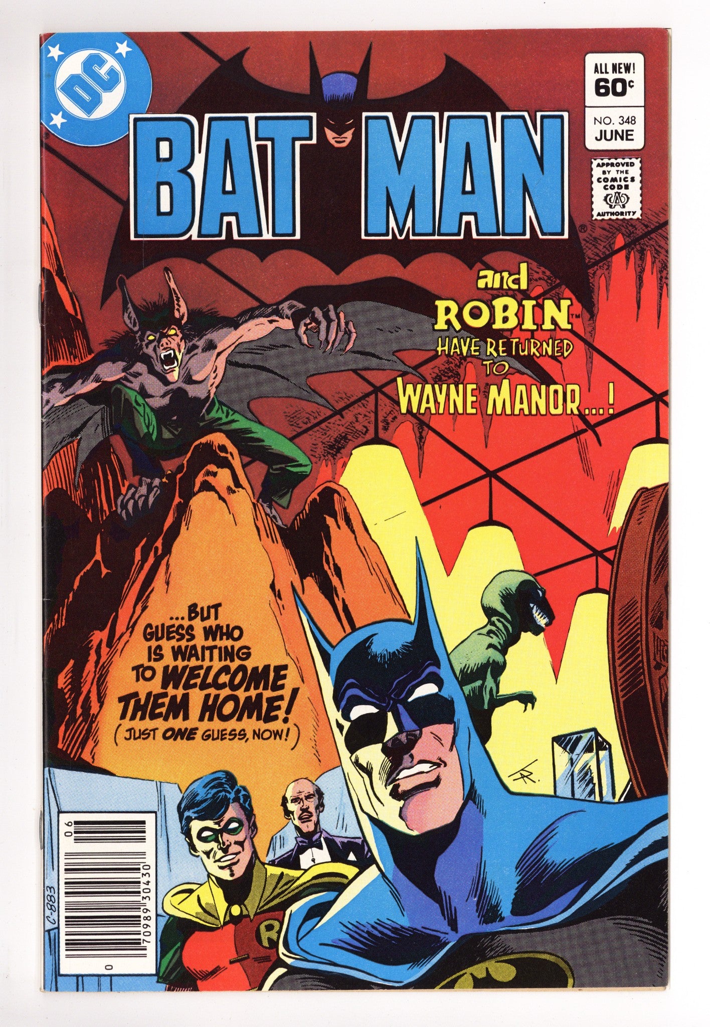 Batman Vol 1 348 Mid Grade (1982) Newsstand 