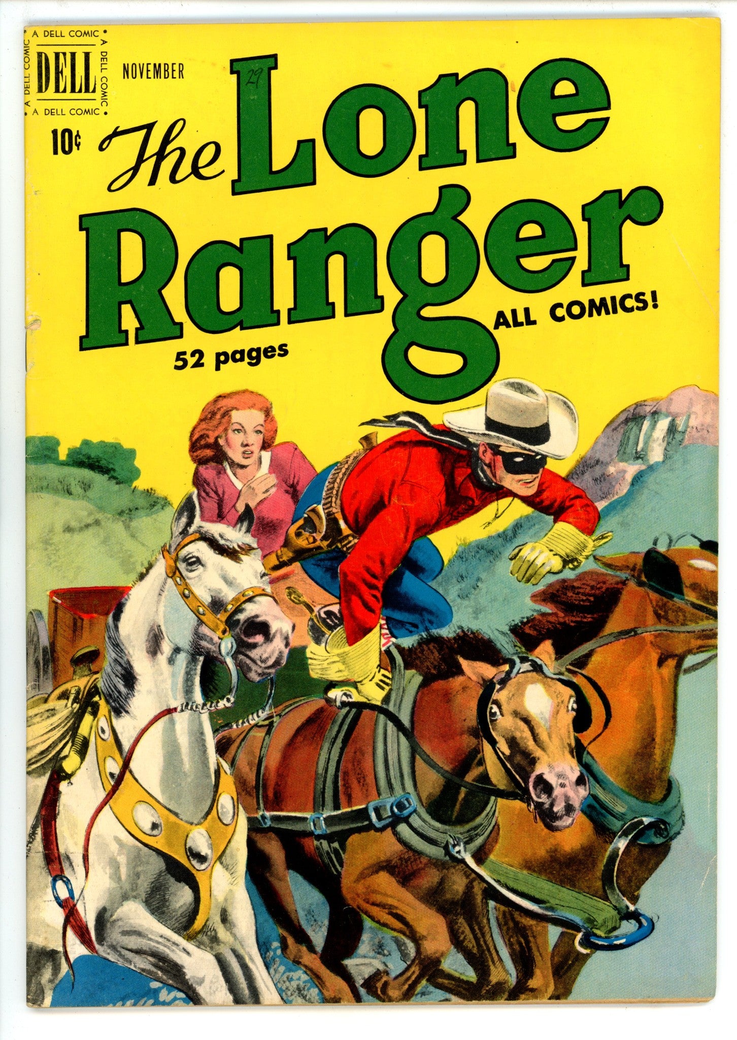 The Lone Ranger 29 FN+ (6.5) (1950) 
