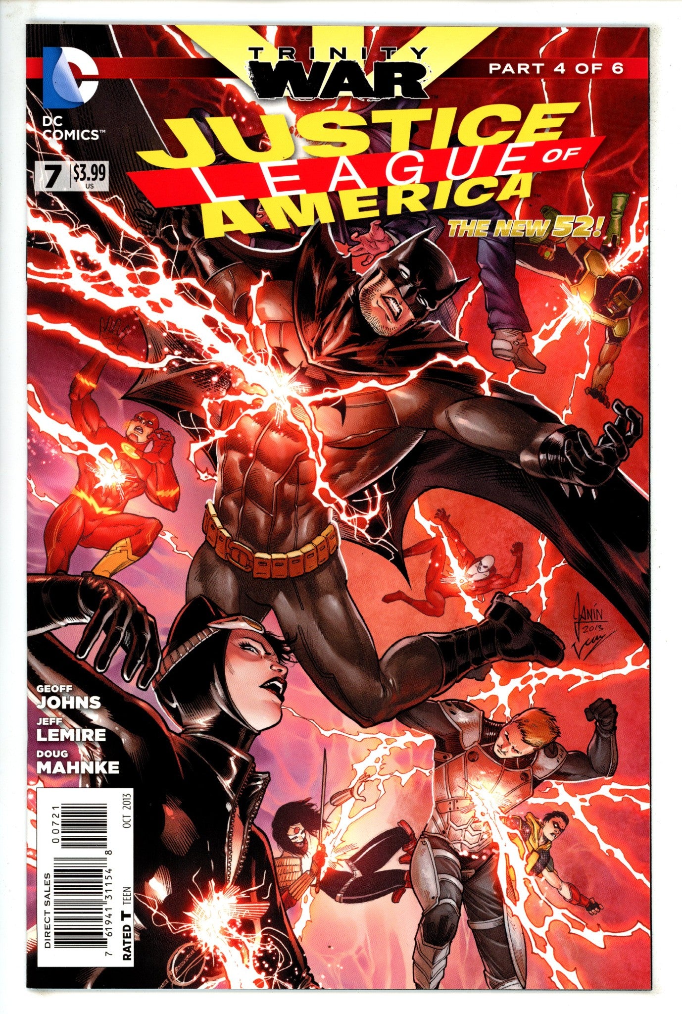 Justice League of America Vol 3 7High Grade(2013) JaninIncentive Variant