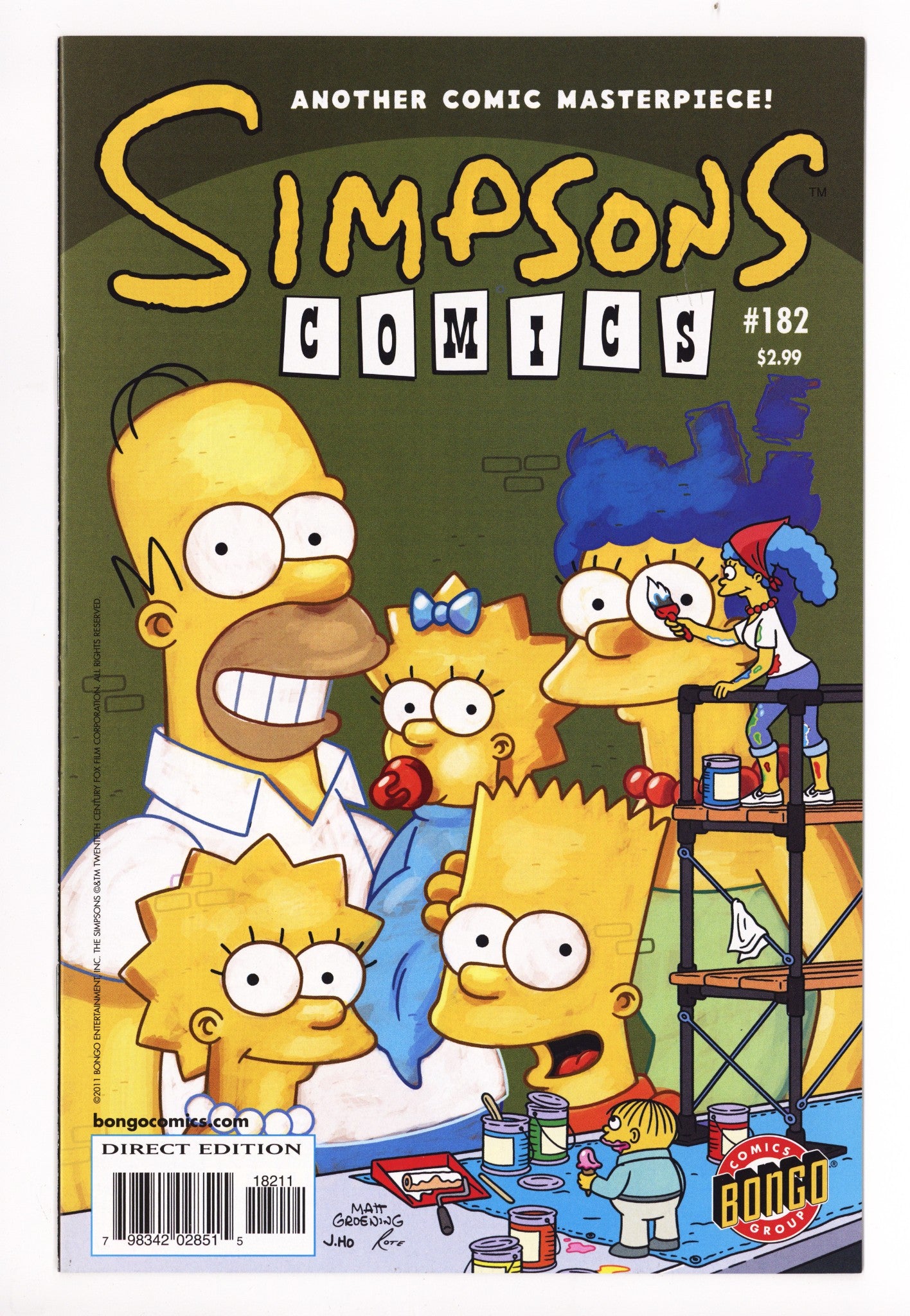 Simpsons Comics 182 NM- (9.2) (2011) 