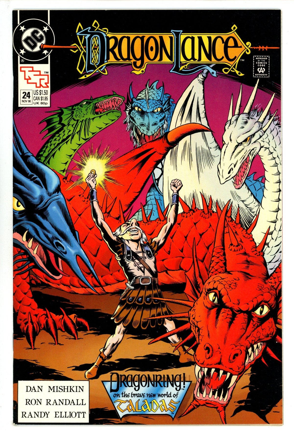Dragonlance Comic Book   24  High Grade   (1990)