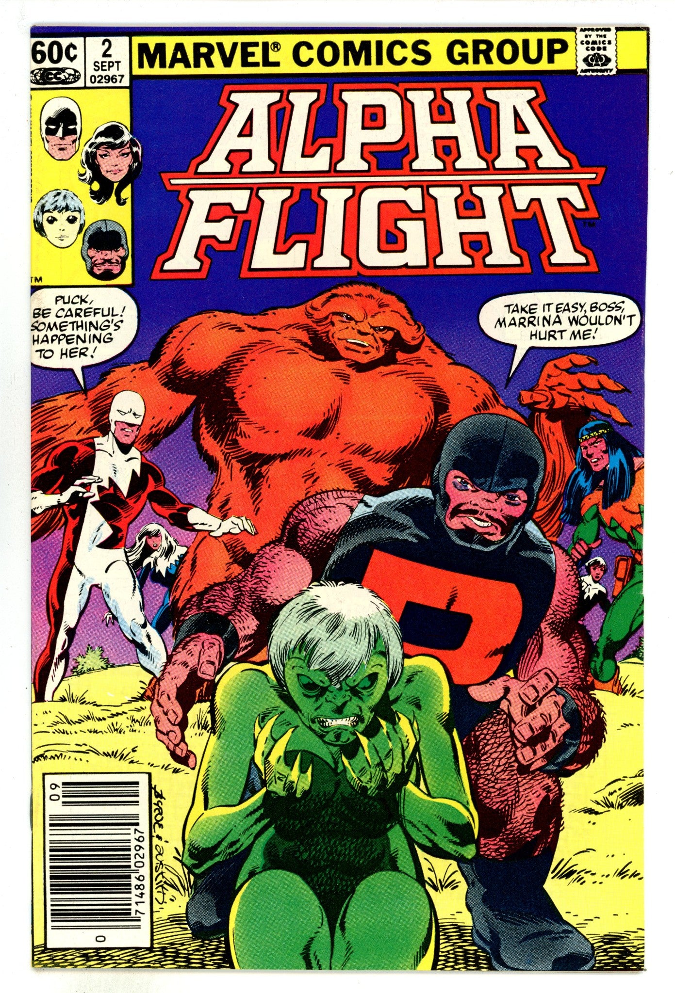 Alpha Flight Vol 1 2 High Grade (1983) Newsstand 