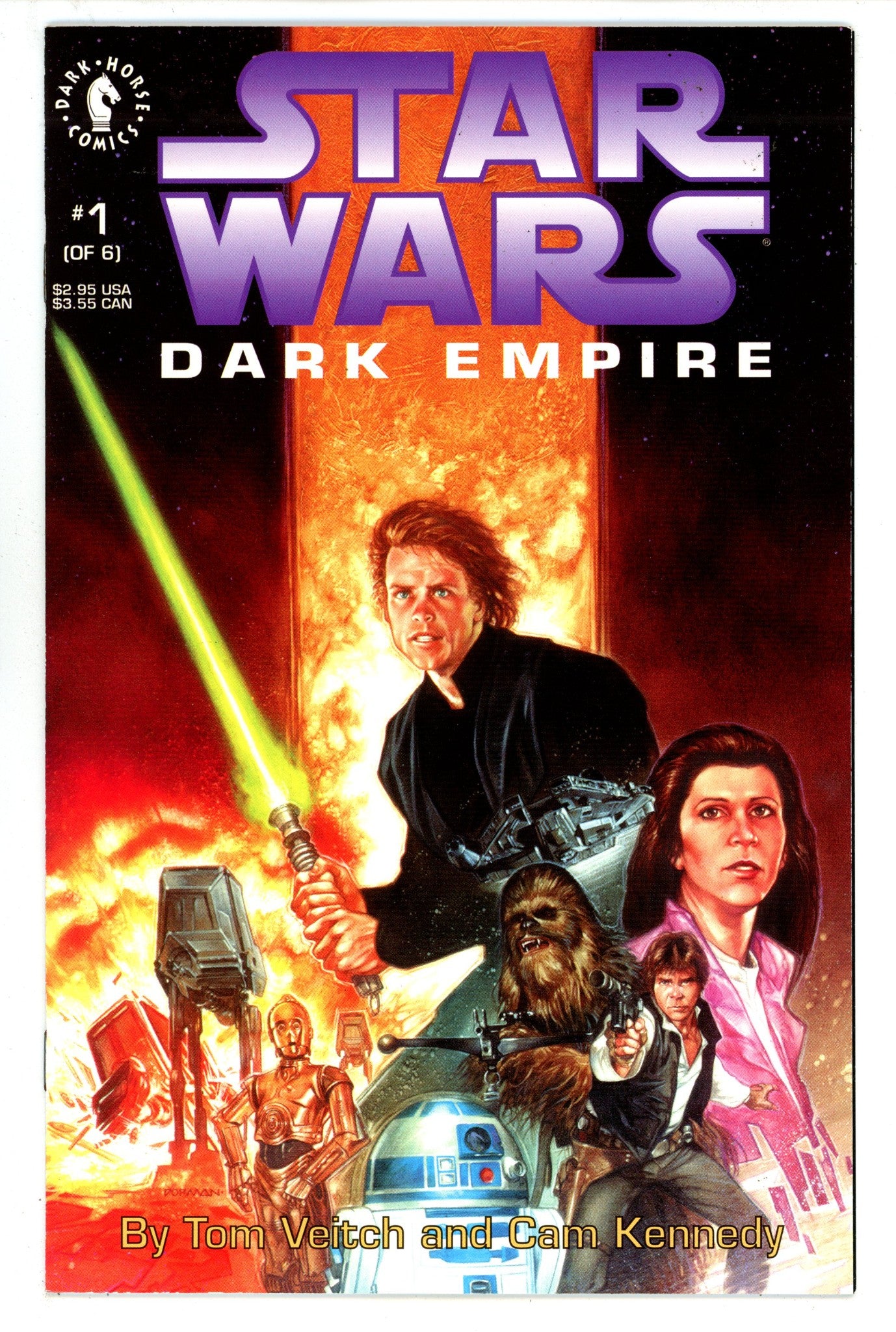 Star Wars: Dark Empire 1 VF (8.0) (1991) 2nd Print 