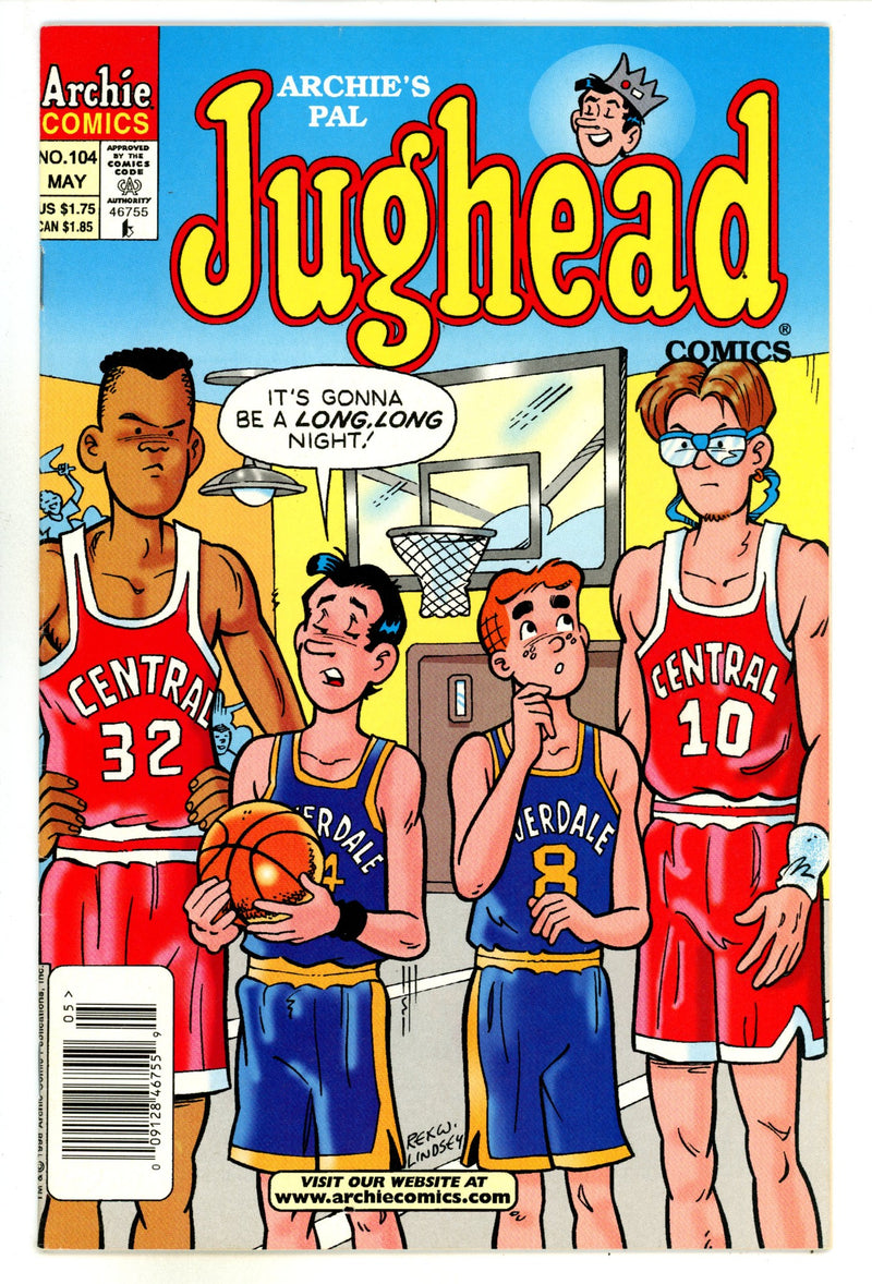 Archie's Pal Jughead Comics  104  Mid Grade  (1998)  Newsstand  