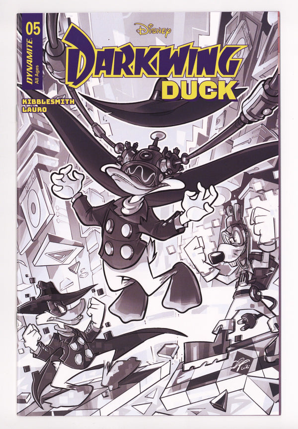 Darkwing Duck 5 Cangialosi B&W Incentive (2025)