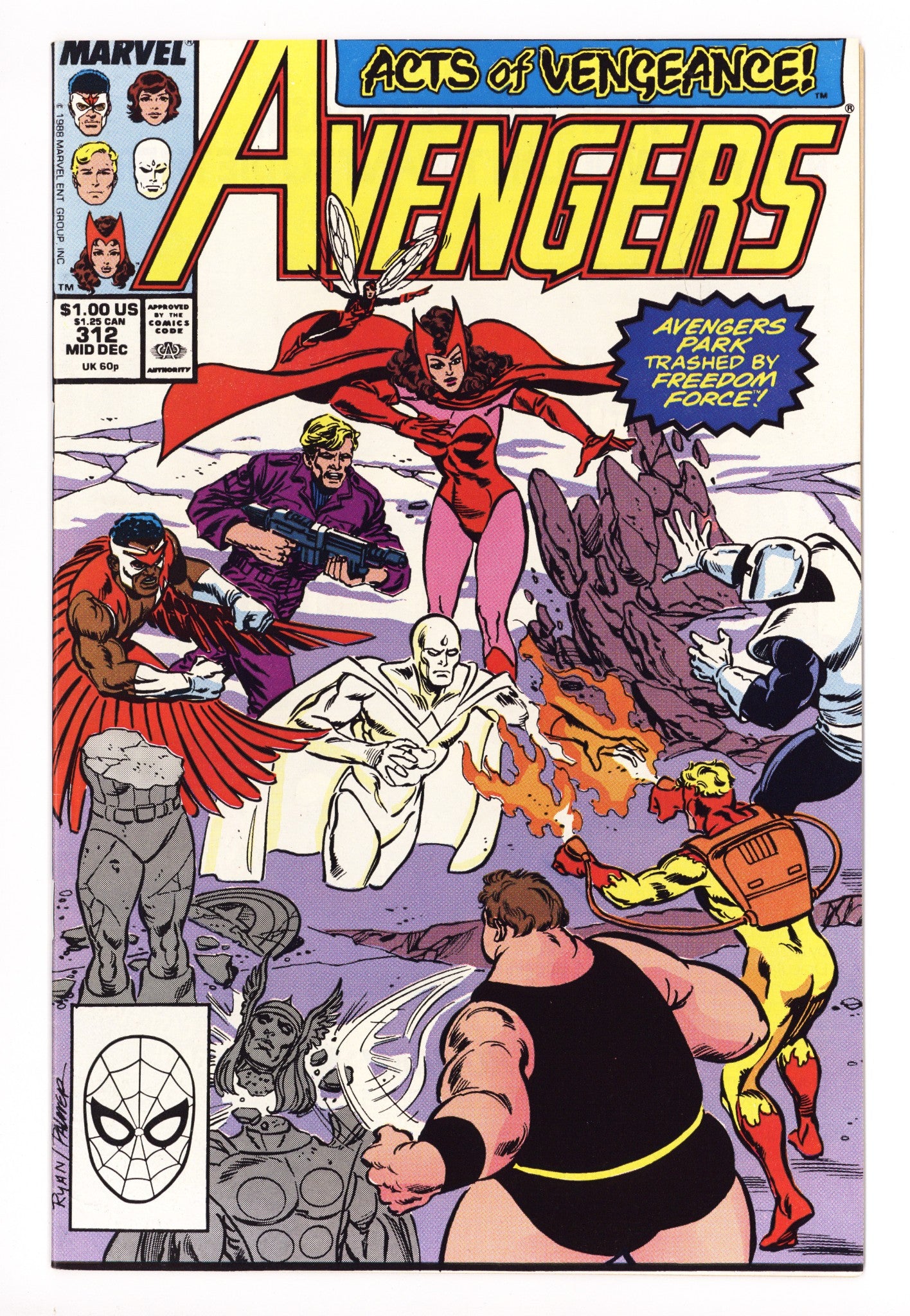 The Avengers Vol 1 312 Mid Grade (1989) 
