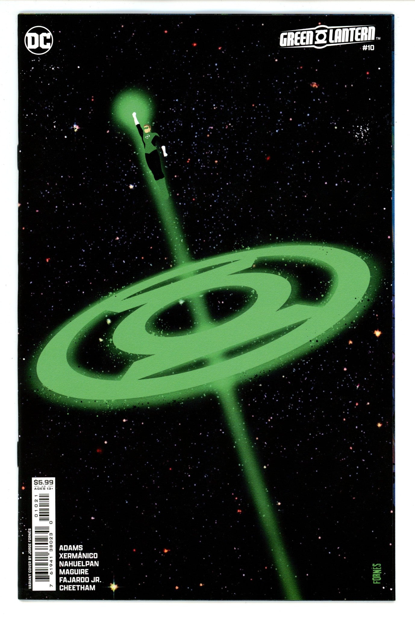 Green Lantern Vol 8 10 FornÃ©s Variant (2024)