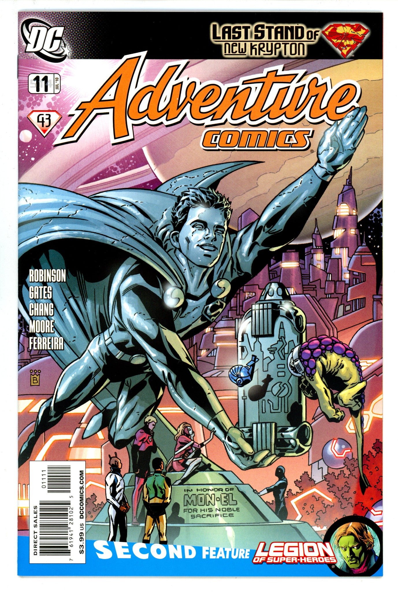 Adventure Comics Vol 3 11 / 514 High Grade (2010) 