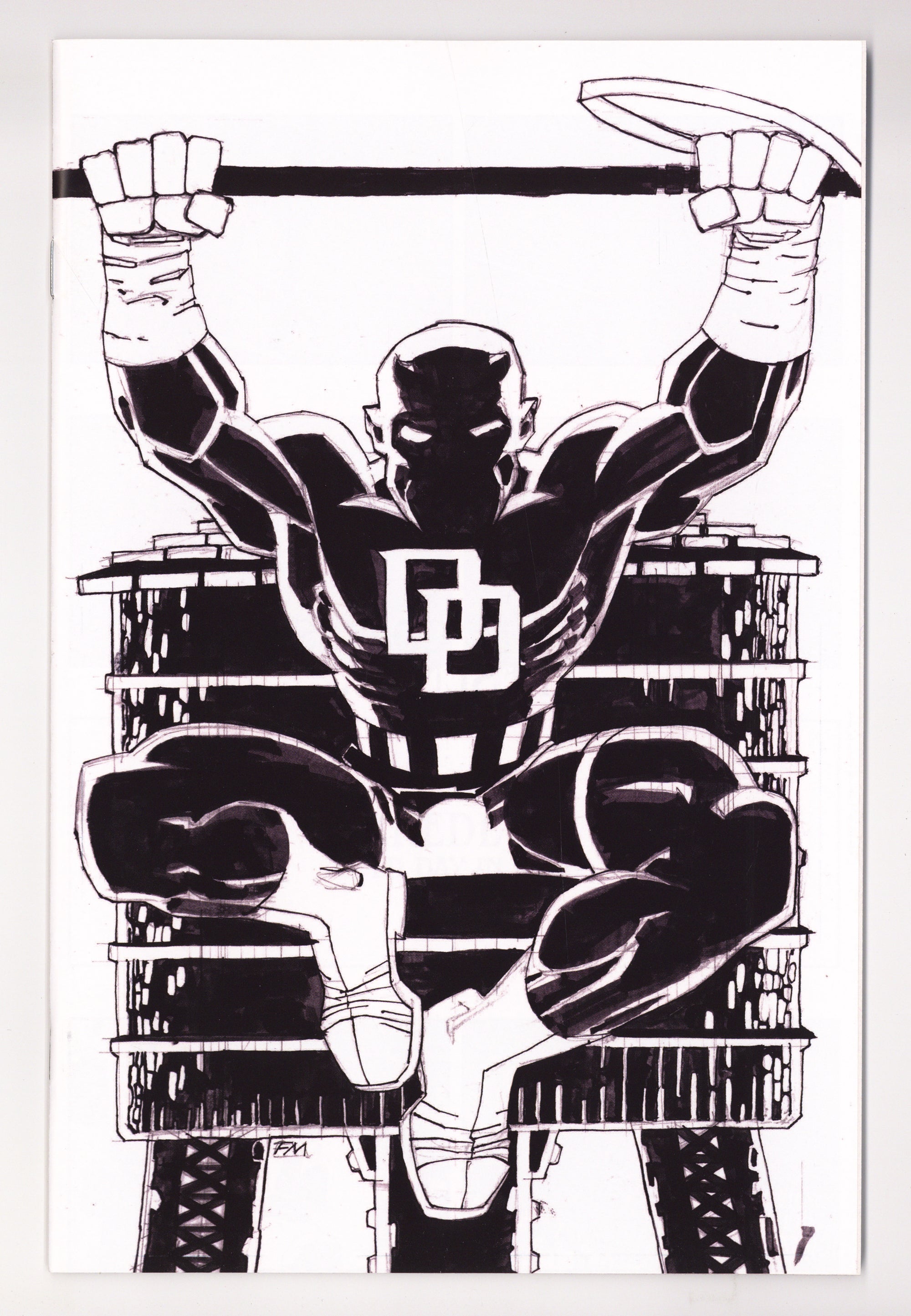 Daredevil: Cold Day in Hell   1  NM- (9.2) 2nd Print  (2025) Miller B&W Virgin Incentive Variant  