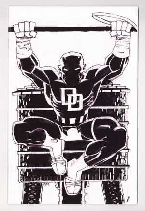 Daredevil: Cold Day in Hell   1  NM- (9.2) 2nd Print  (2025) Miller B&W Virgin Incentive Variant