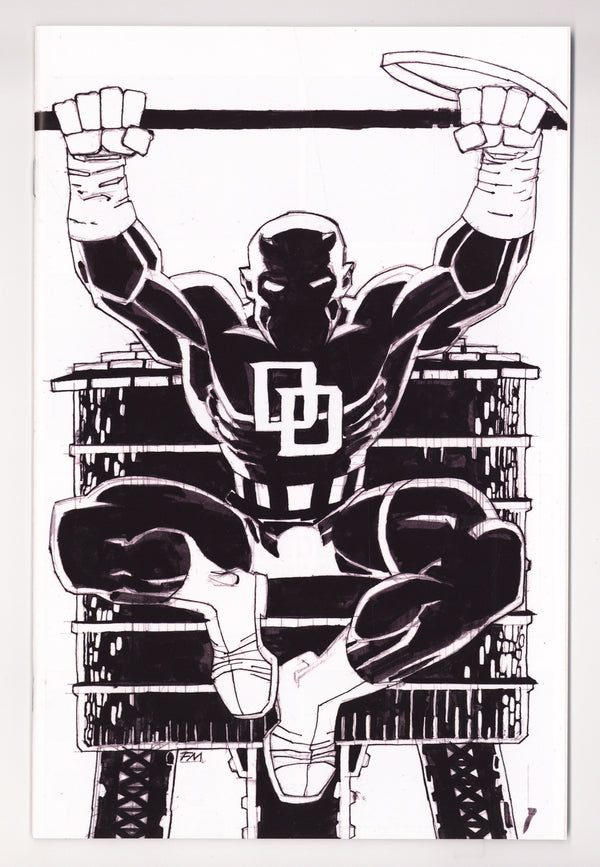 Daredevil: Cold Day in Hell   1  NM- (9.2) 2nd Print  (2025) Miller B&W Virgin Incentive Variant