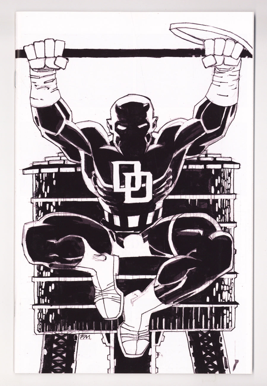 Daredevil: Cold Day in Hell   1  NM- (9.2) 2nd Print  (2025) Miller B&W Virgin Incentive Variant  