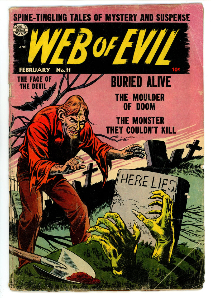 Web of Evil 11 GD+ (2.5) (1954) 